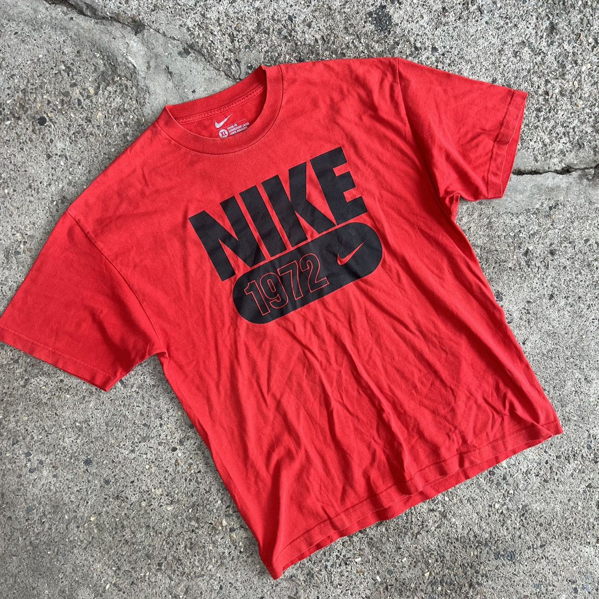Nike × Vintage 1990’s Vintage Nike Faded T Shirt Nike Tee Size US XL / EU 56 / 4 - 2 Thumbnail