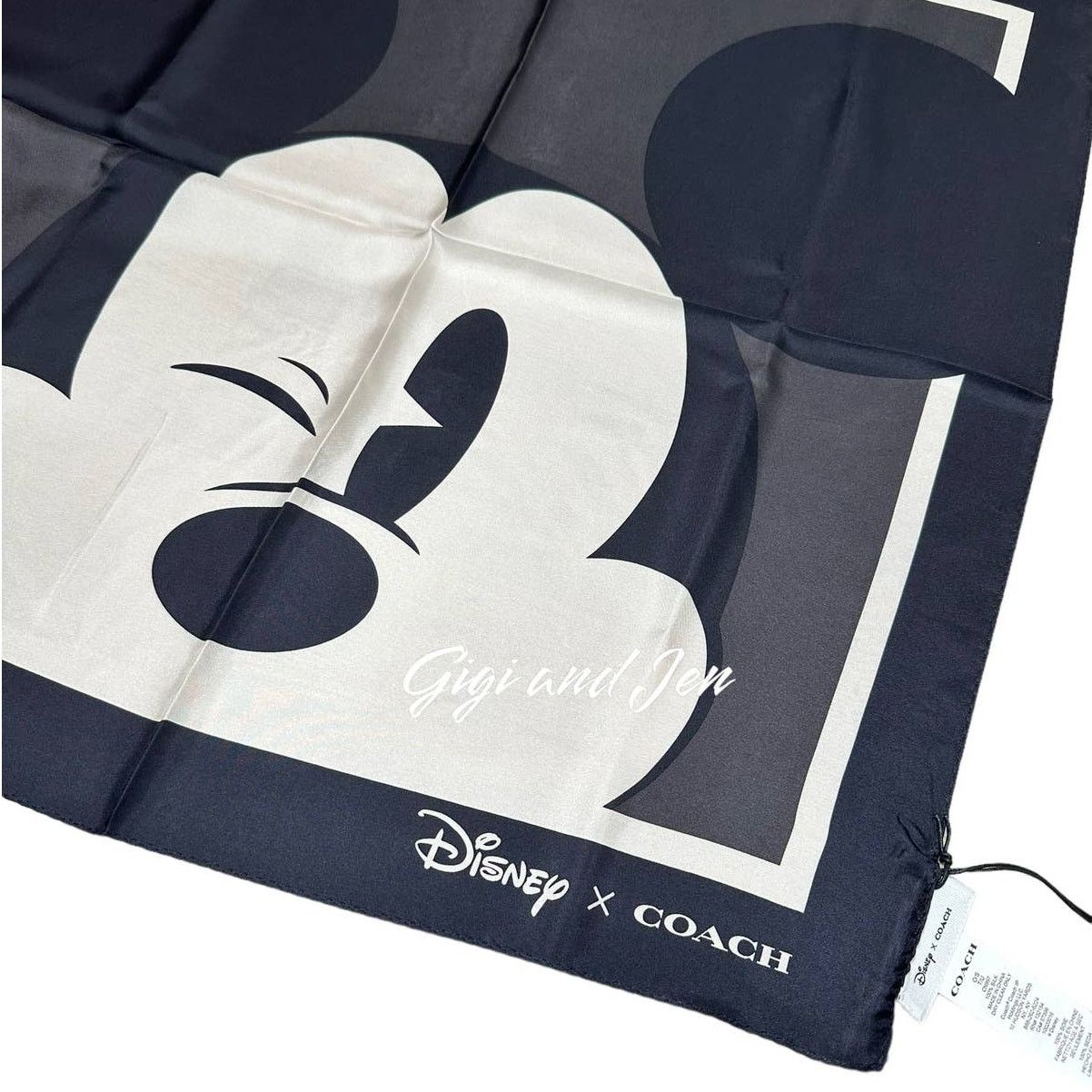 Coach Coach Disney X Coach Mickey Mouse Silk Bandana Size ONE SIZE - 2 Thumbnail