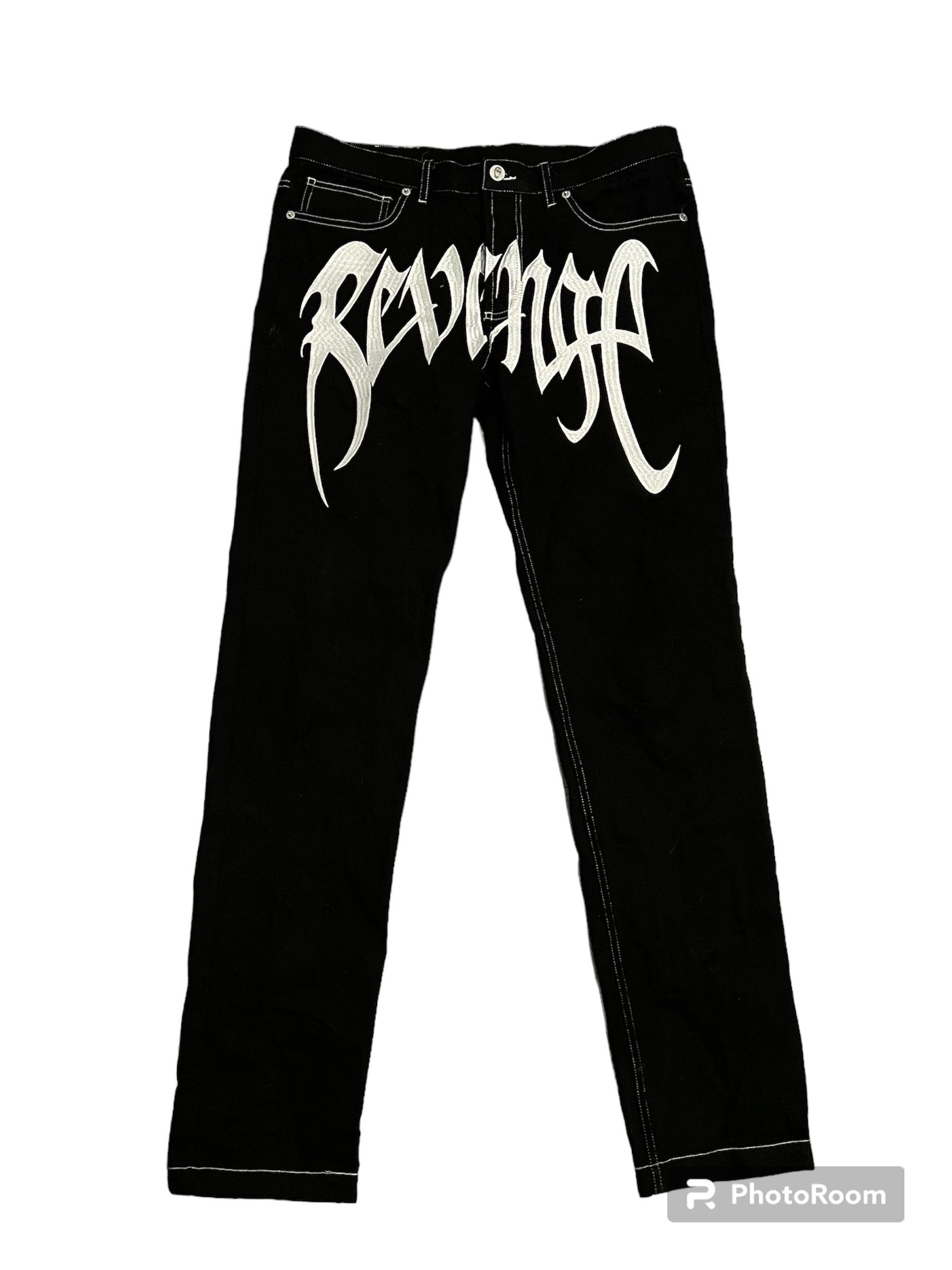 image of Revenge Denim M in Black/White, Men's (Size 30)