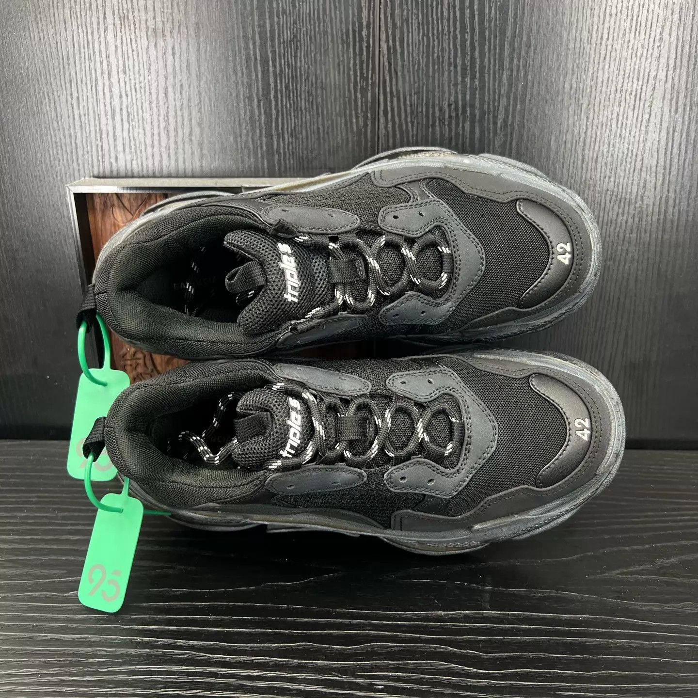 Balenciaga Balenciaga Triples Black 42 New Original Box Size US 9 / EU 42 - 5 Thumbnail