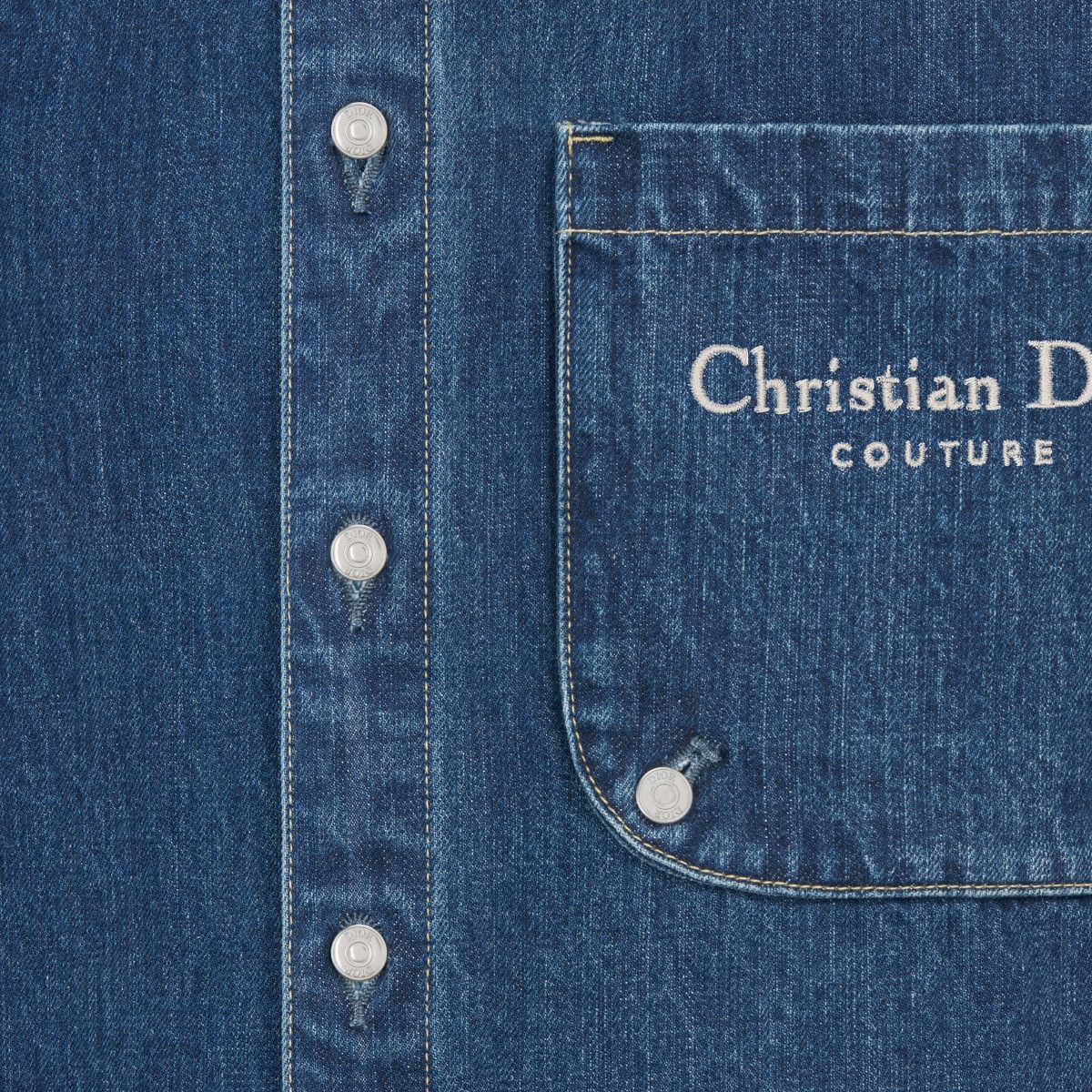 Dior o1bcso1str0226 Christian Couture Overshirt in Blue Size US XL / EU 56 / 4 - 3 Thumbnail