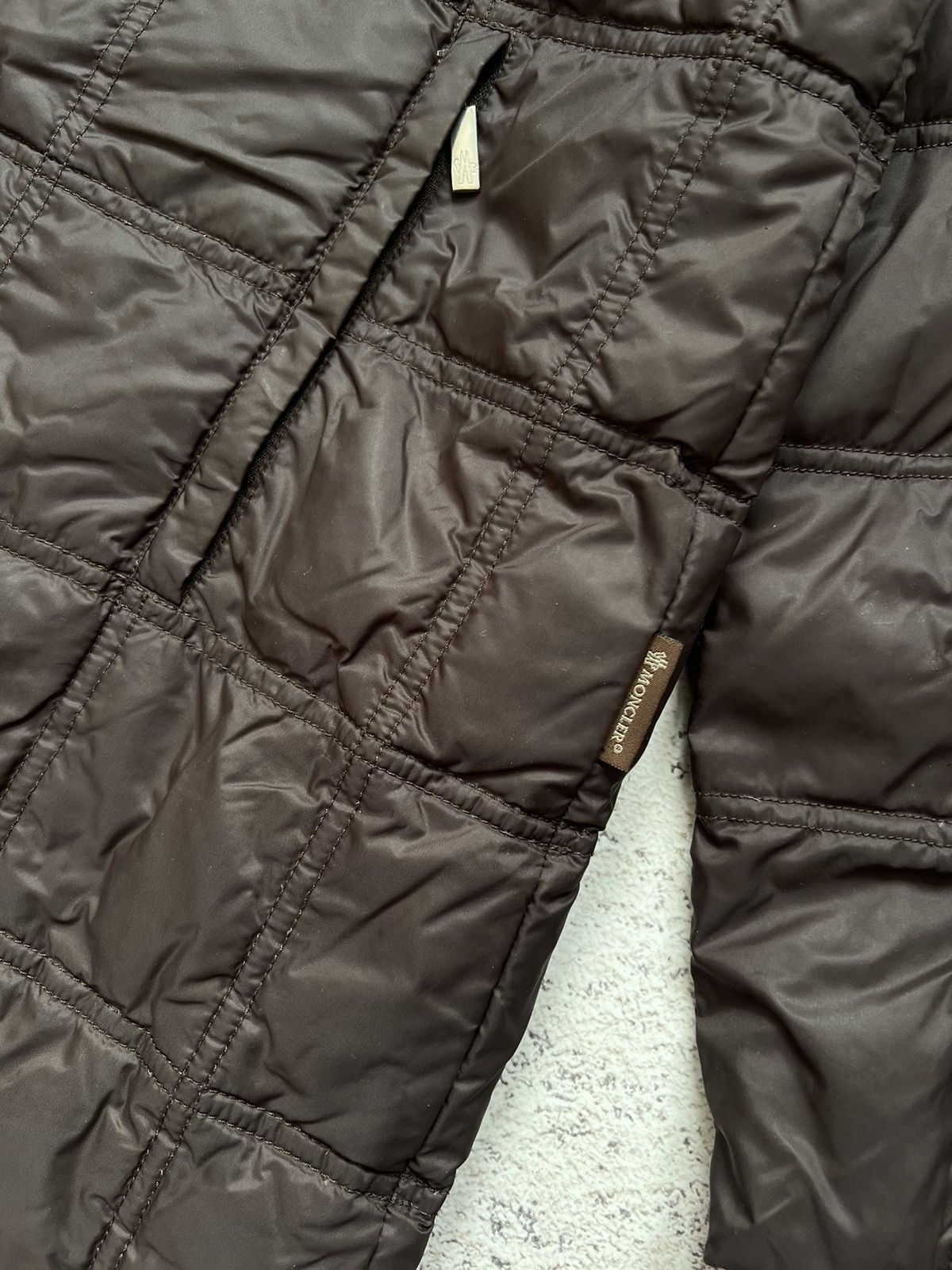 Moncler × Vintage Vintage Brown Moncler puffer coat down women's Size M / US 6-8 / IT 42-44 - 13 Thumbnail