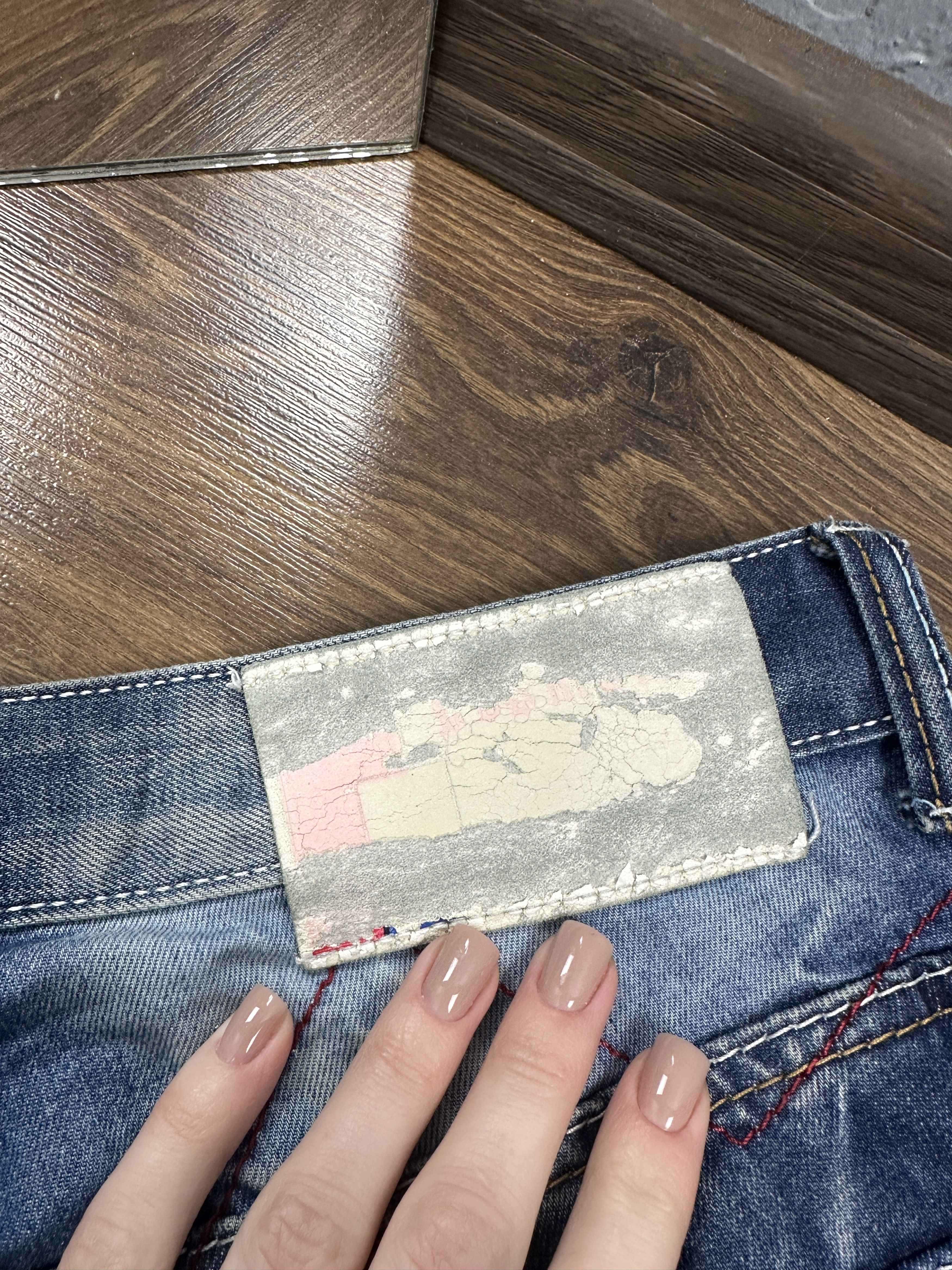 Japanese Brand Kosmo Lupo Jeans Mens Denim Pants Size US 38 / EU 54 - 13 Thumbnail