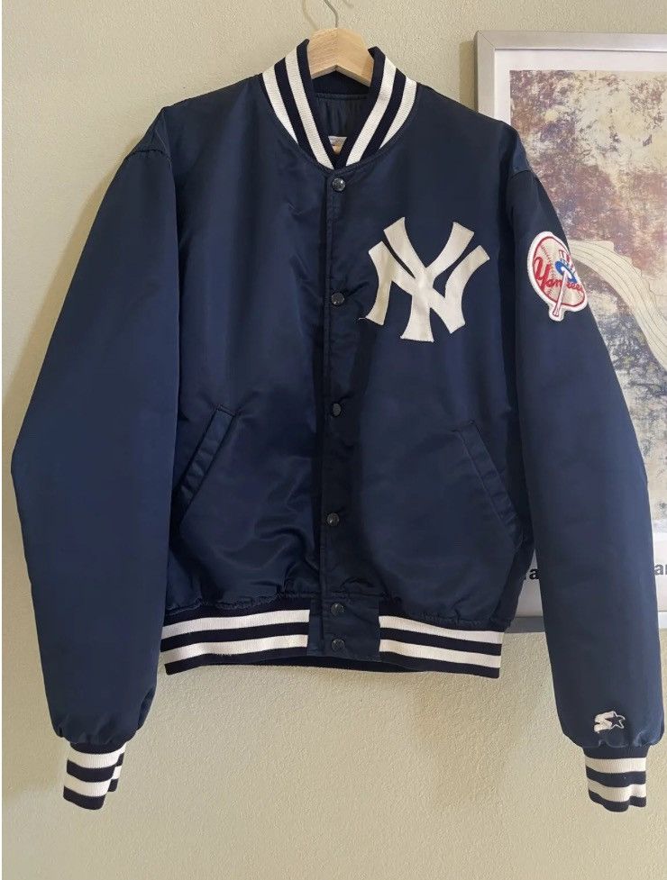 Vintage Vintage Vintage 80's Yankees Satin Starter Size US L / EU 52-54 / 3 - 2 Thumbnail