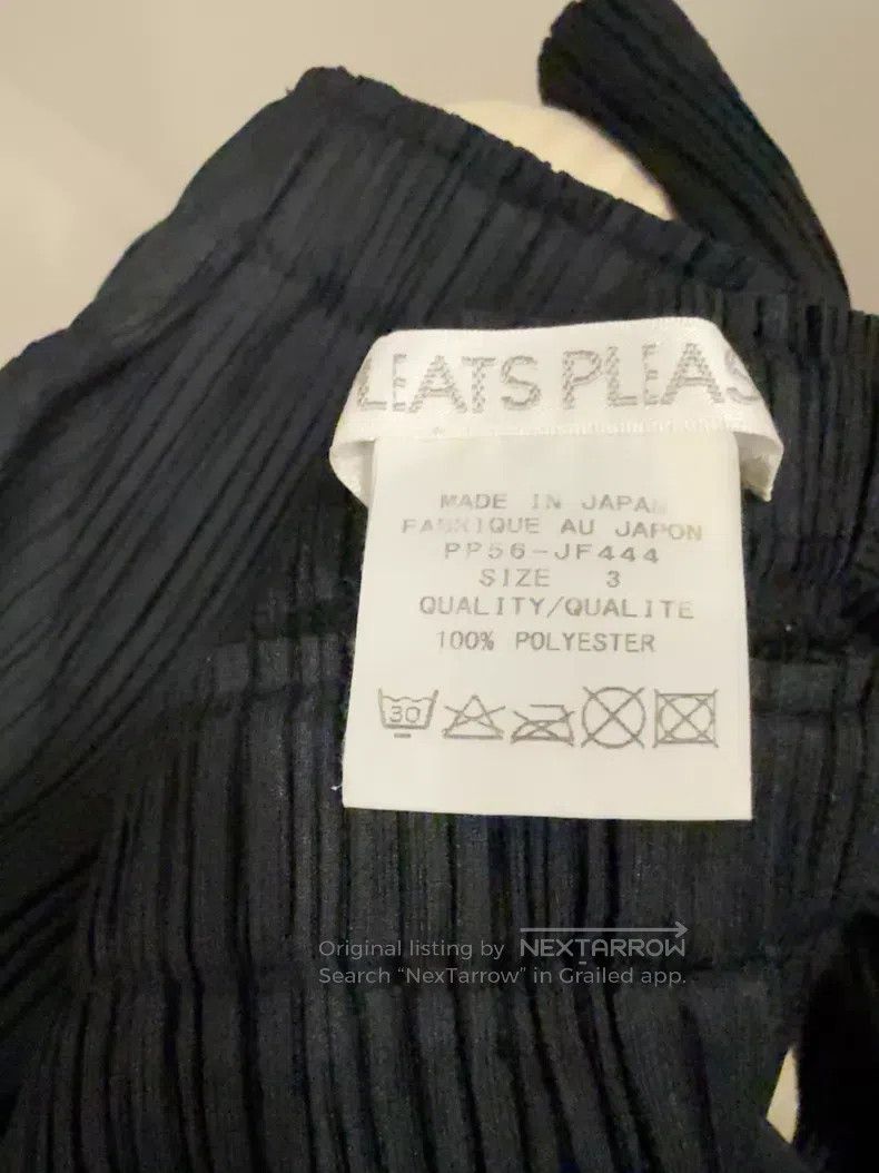 Issey Miyake Issey Miyake Black Irregular Pants Size 31" - 5 Thumbnail
