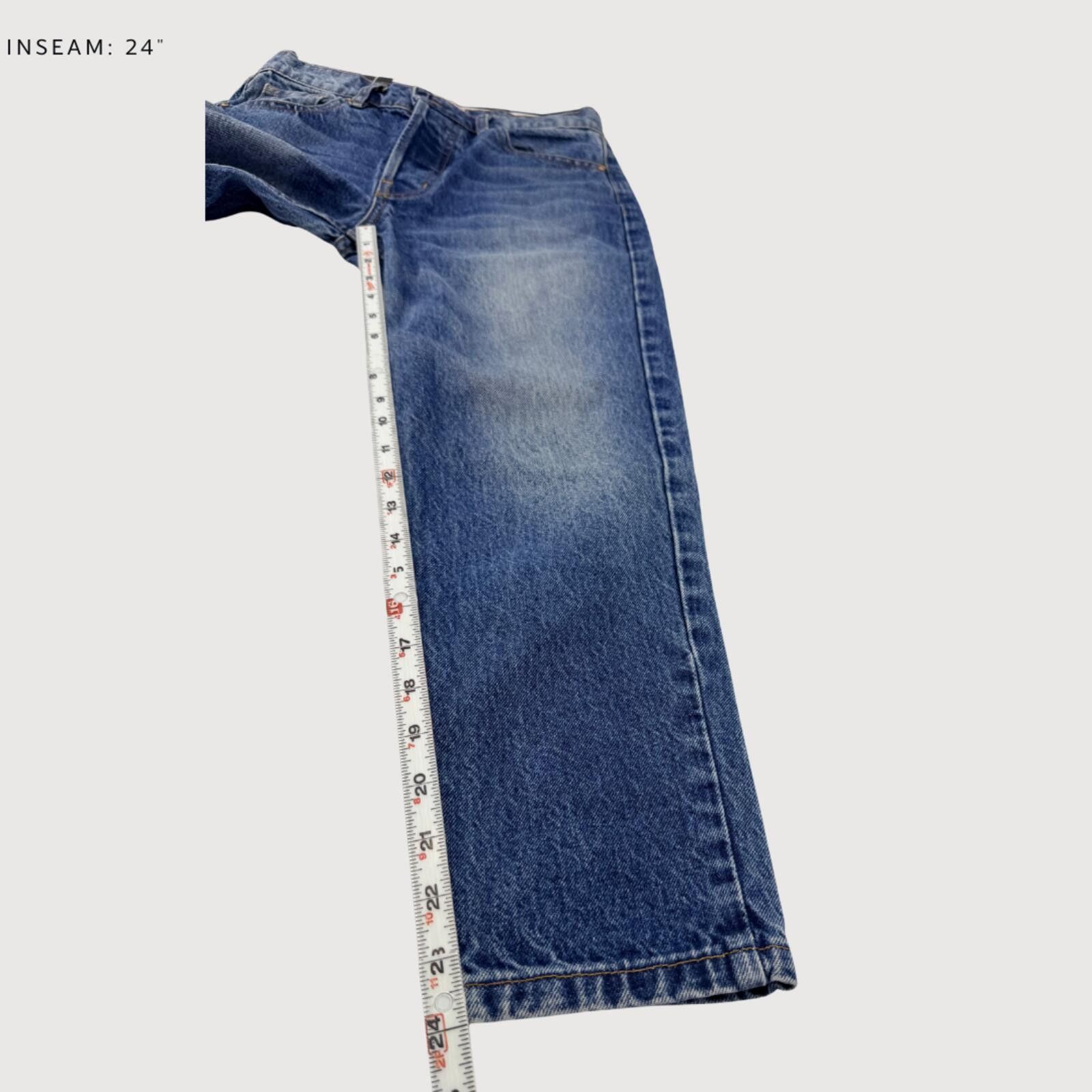 Review Revise High Rise Slim Crop Jeans Dark Wash 26 Size 26" / US 2 / IT 38 - 8 Thumbnail