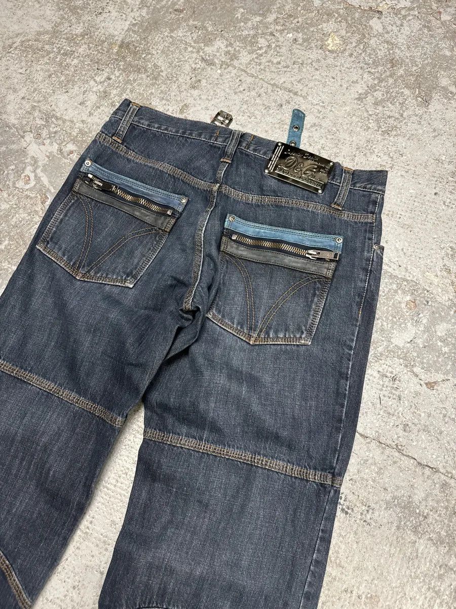 Dolce & Gabbana AW2004 Dolce & Gabbana Utility Blue Denim Jeans Size US 32 / EU 48 - 8 Thumbnail