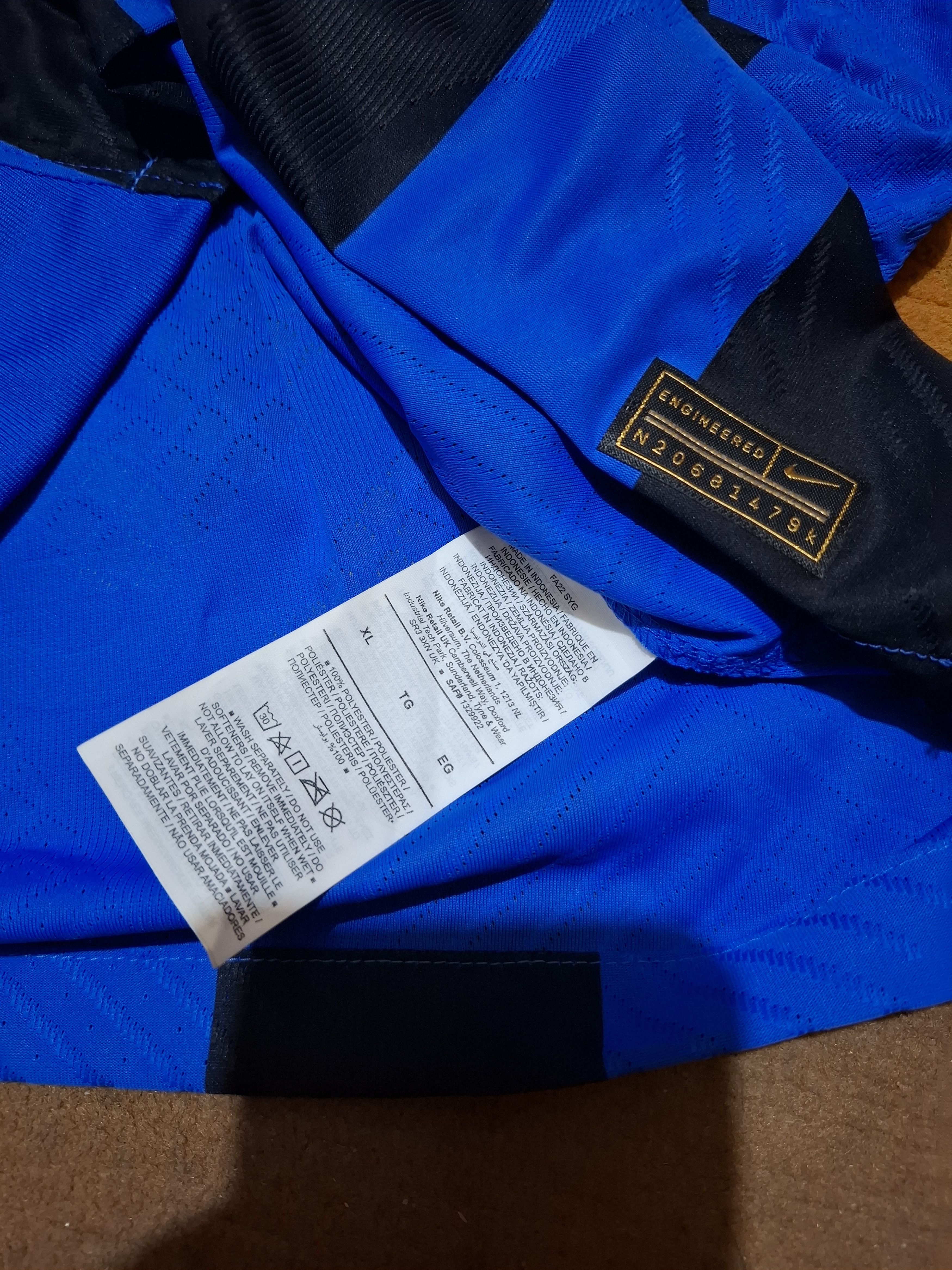 Nike Inter Milan 2022/23 Home kit Size US XL / EU 56 / 4 - 4 Thumbnail