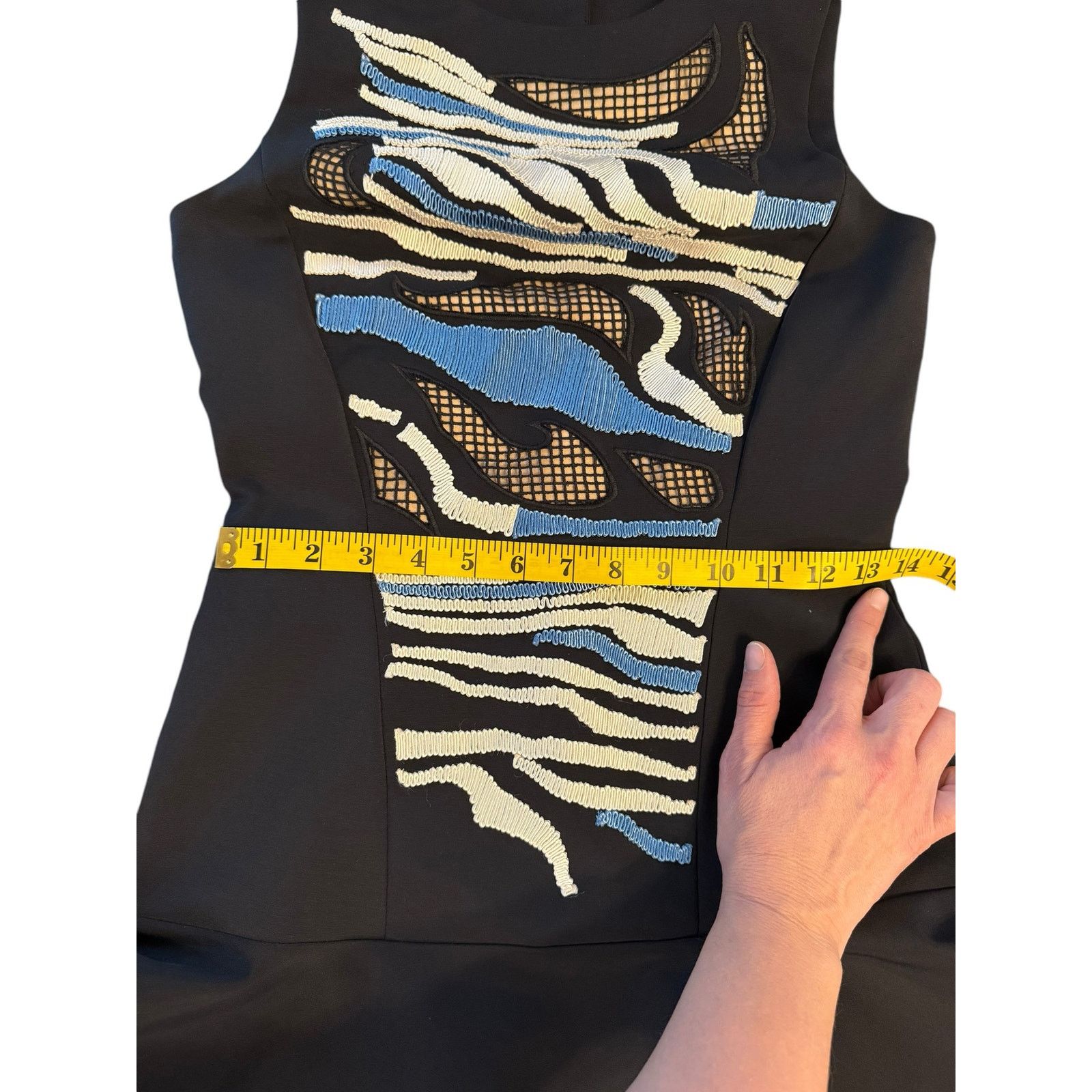 Tibi Tibi Baja Embroidered Cutout Dress- Size 4 Size S / US 4 / IT 40 - 9 Thumbnail
