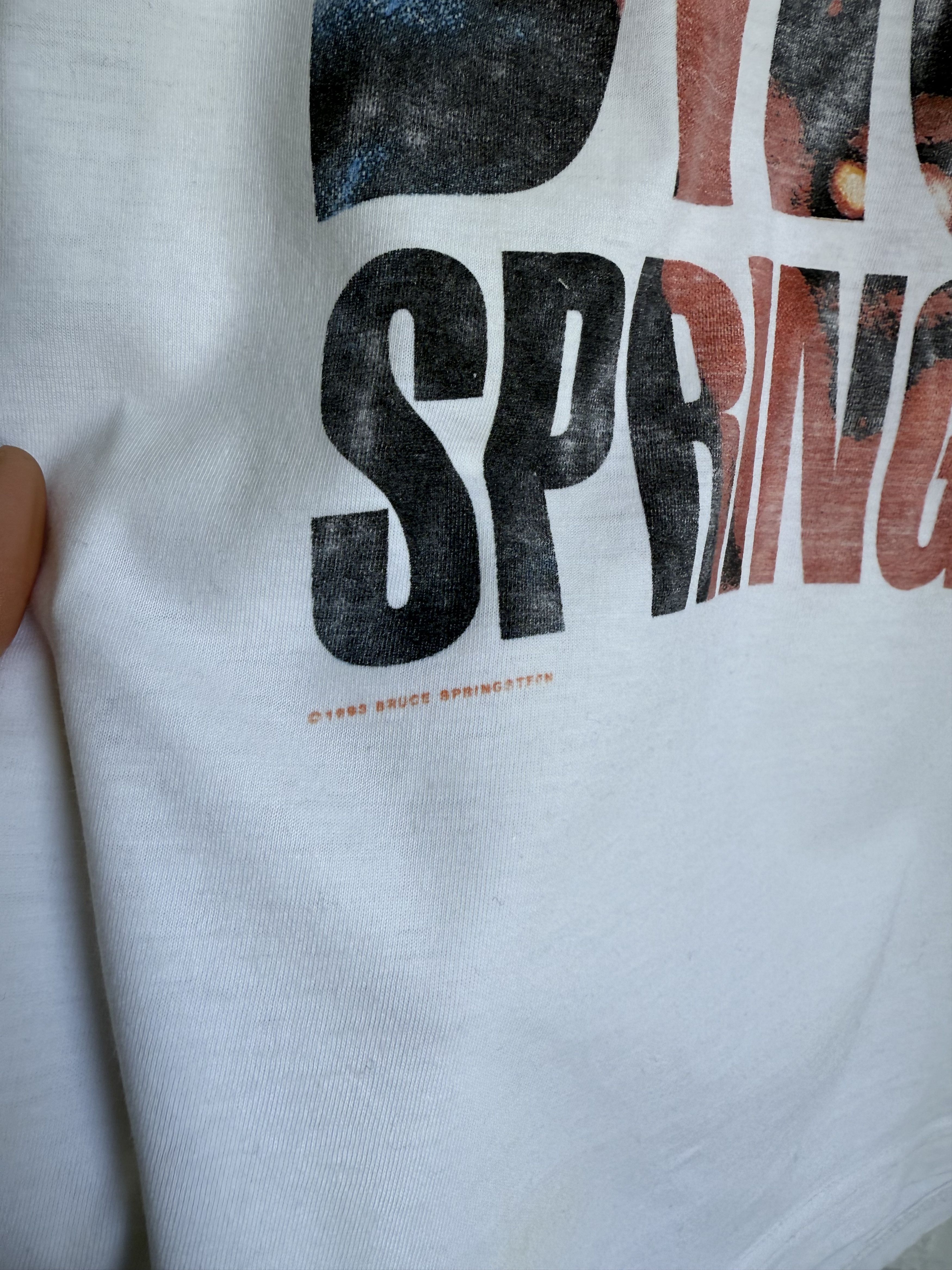 Band Tees × Vintage Vintage 1993 Bruce Springsteen world tour t-shirt Size US XL / EU 56 / 4 - 3 Thumbnail