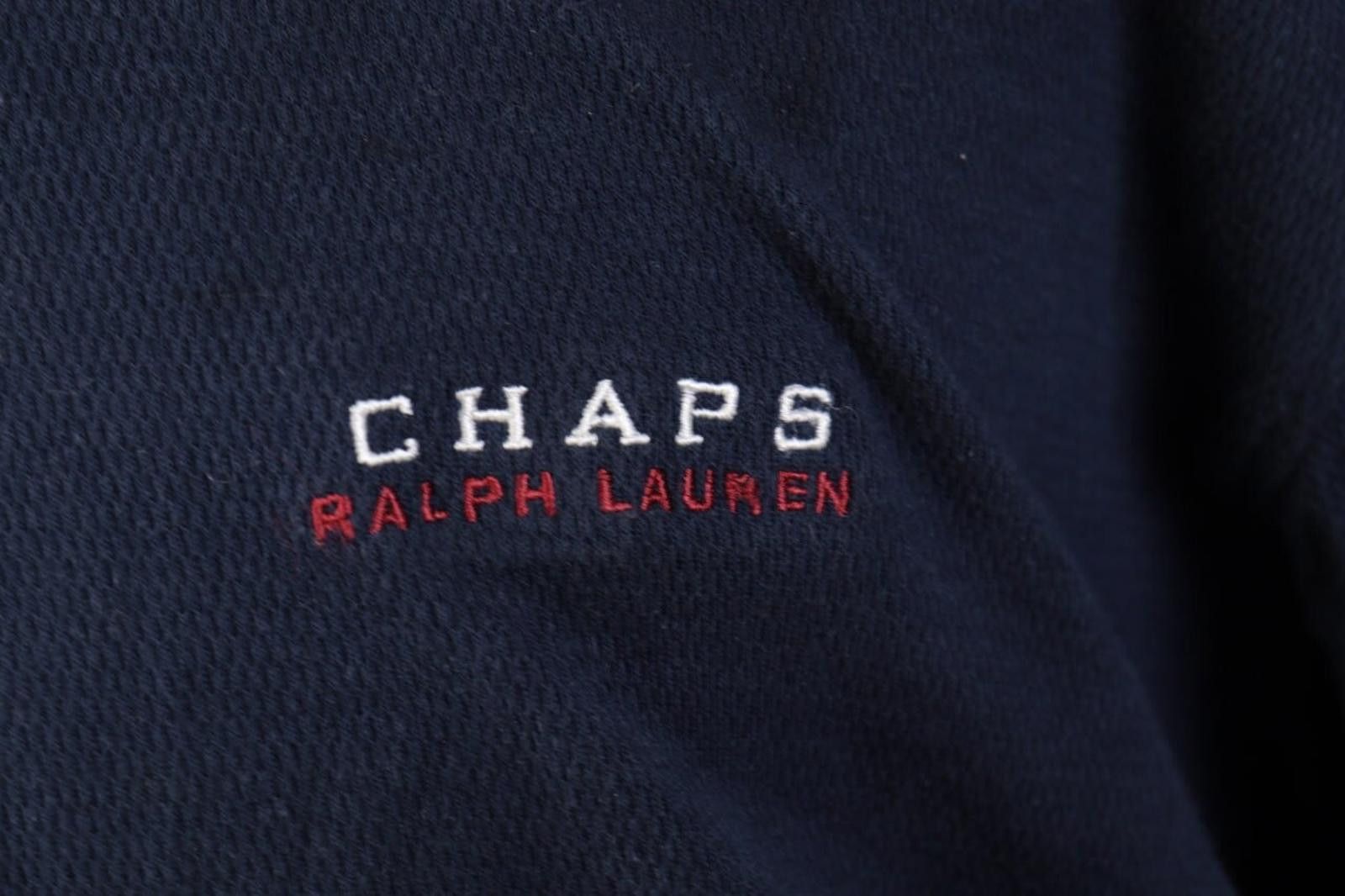 Chaps Chaps Ralph Lauren Blue Short Sleeve Polo Shirt Size XL Size US XL / EU 56 / 4 - 3 Thumbnail