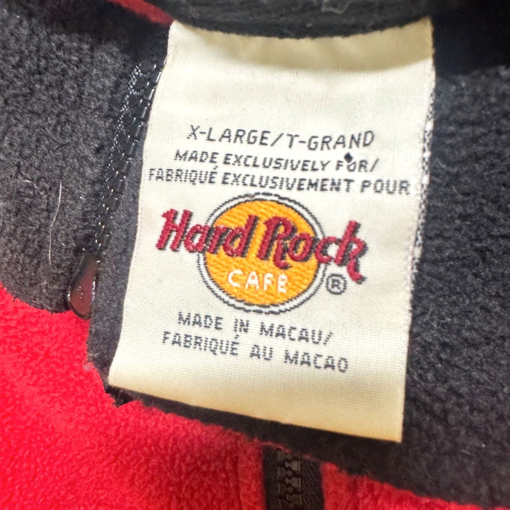 Hard Rock Cafe Hard Rock Cafe Sweatshirt Quarter Zip Pullover Red XL Men Fleece Distressed Hangar Ready Shoes? Size US XL / EU 56 / 4 - 4 Thumbnail