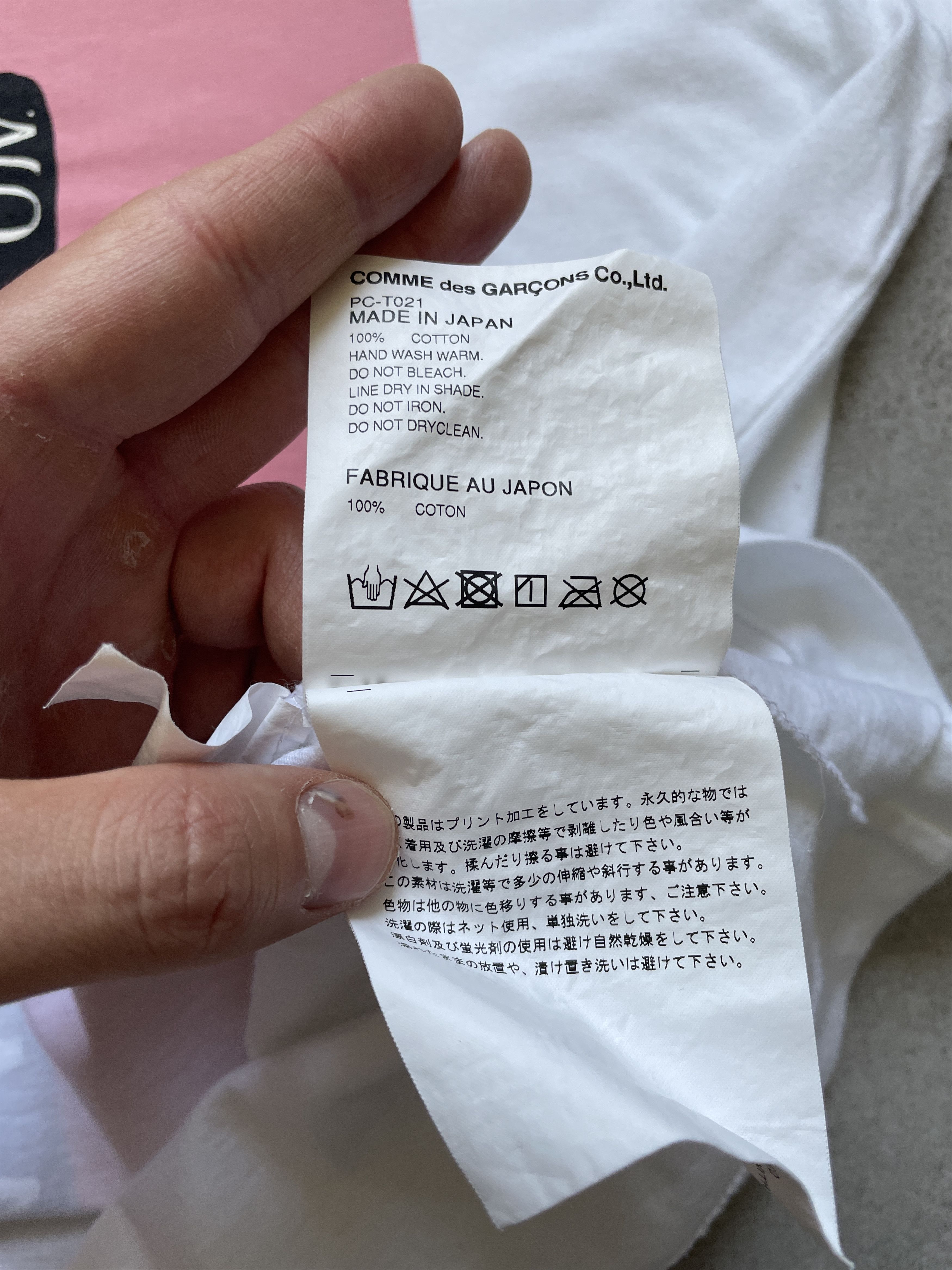 Comme des Garcons Homme Plus CDG COMME DES GARCONS HOMME PLUS X LISA CONGDON TEE Size US L / EU 52-54 / 3 - 6 Thumbnail