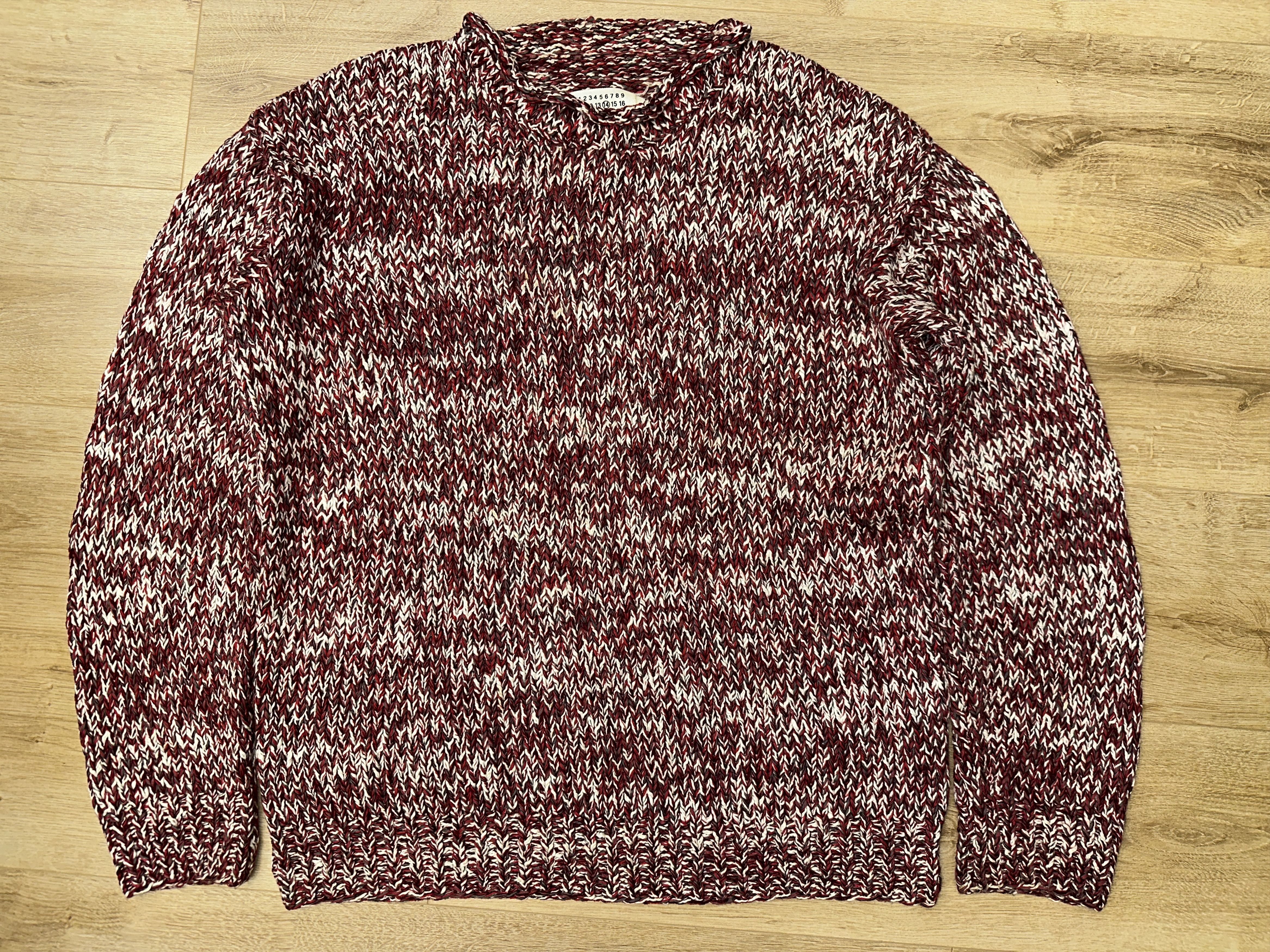 Maison Margiela Maison Margiela 14 Chunky Cotton Wool Knit Oversize Size L Size US L / EU 52-54 / 3 - 5 Thumbnail