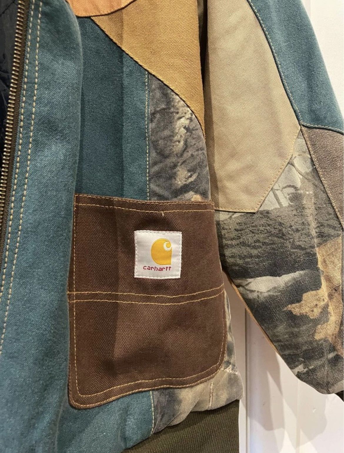 Carhartt Vintage Carhartt Patchwork Jacket Size US M / EU 48-50 / 2 - 4 Thumbnail