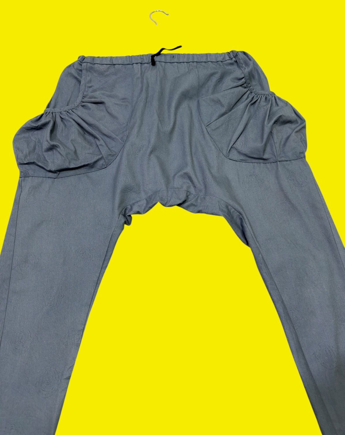 Issey Miyake NE-NET AOP Monkeys Jacquard Drop-Crotch Harem Pants Size US 32 / EU 48 - 5 Thumbnail