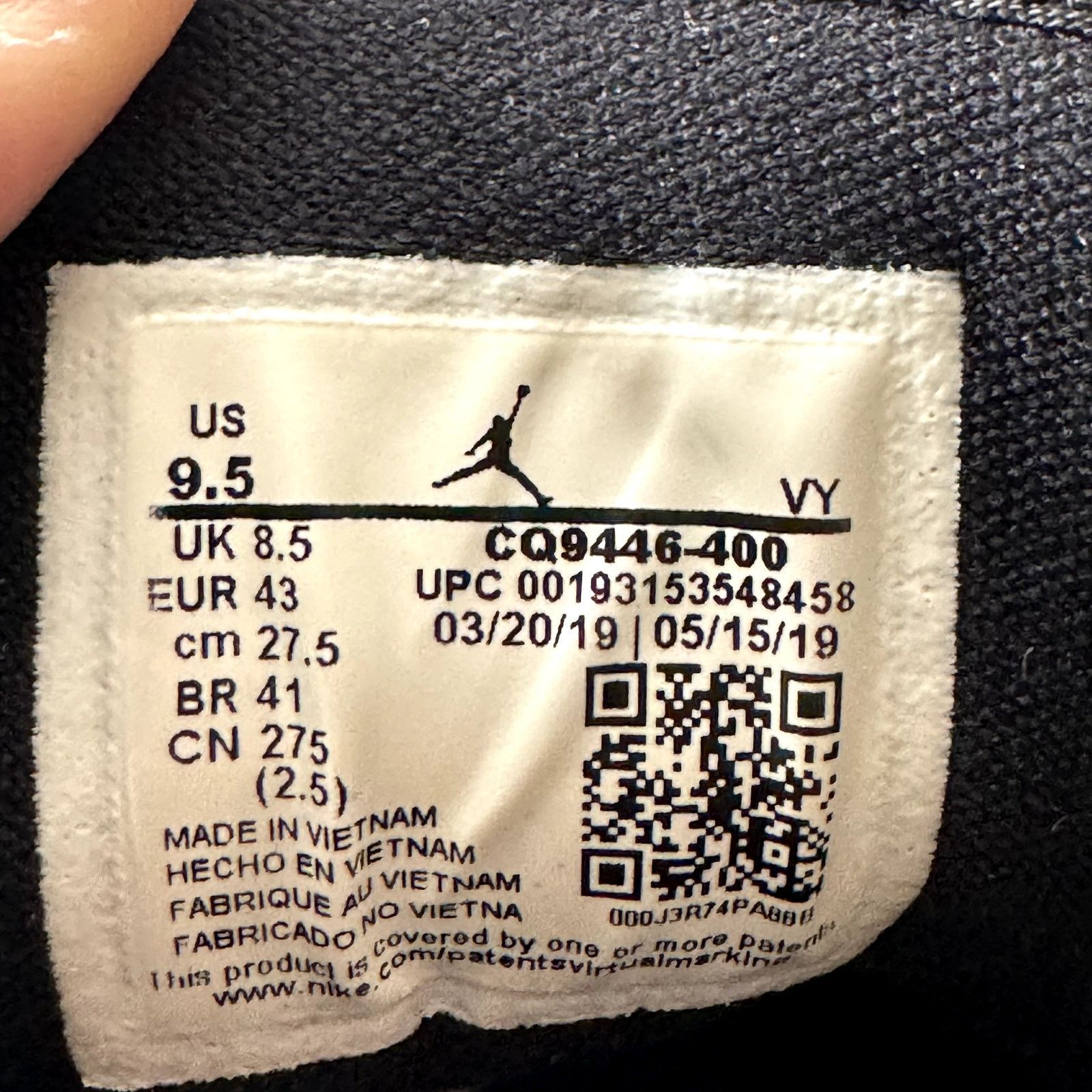 Jordan Brand × Nike Nike Air Jordan 1 Low Royal Toe Men's Shoes - Size 9.5 Size US 9.5 / EU 42-43 - 7 Thumbnail