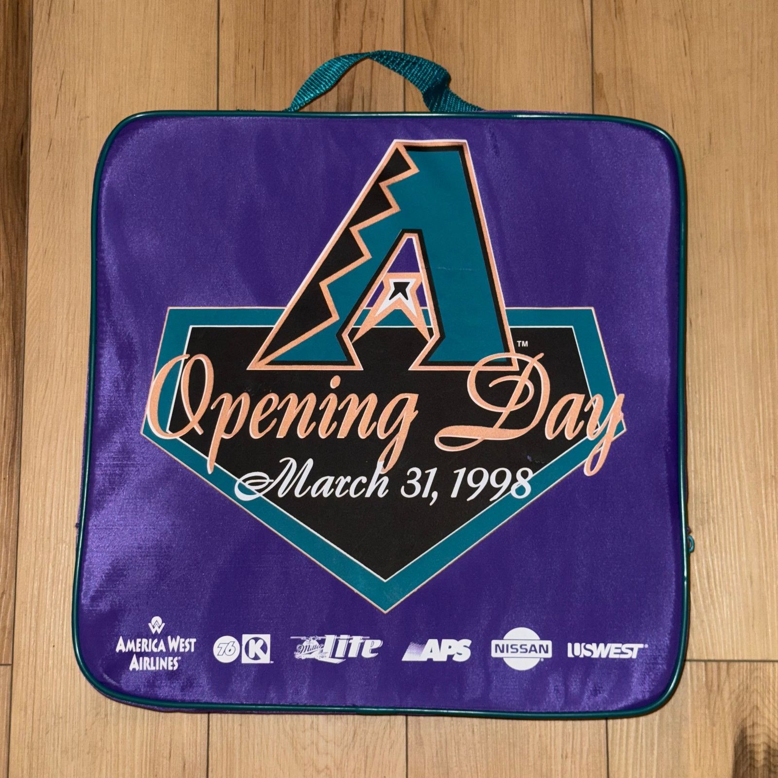 MLB Arizona Diamondbacks Opening Day 1998 Seat Cushion MLB Promo Size ONE SIZE - 1 Thumbnail