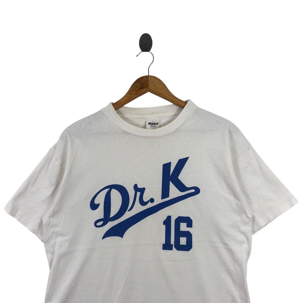 Vintage Vintage DR K MURINA Baseball Number 16 T-Shirt Size US L / EU 52-54 / 3 - 3 Thumbnail