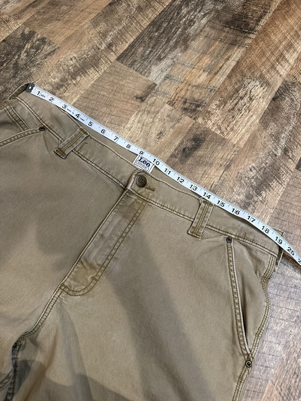 Lee VINTAGE 70s Lee Carpenter Pants Tex Zipper True Vintage Size US 38 / EU 54 - 9 Thumbnail