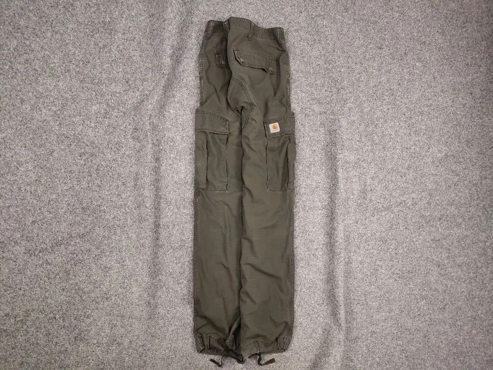Carhartt Vintage Carhartt Green Ripstop Faded Cargo Pants Y2k Style Size US 34 / EU 50 - 1 Thumbnail