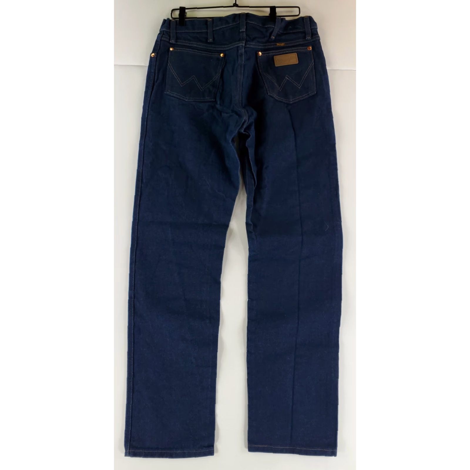 Wrangler VINTAGE Wrangler 13MWZ Jeans Mens 34x34 Blue 90s Straight Shirt? Size US 34 / EU 50 - 3 Thumbnail