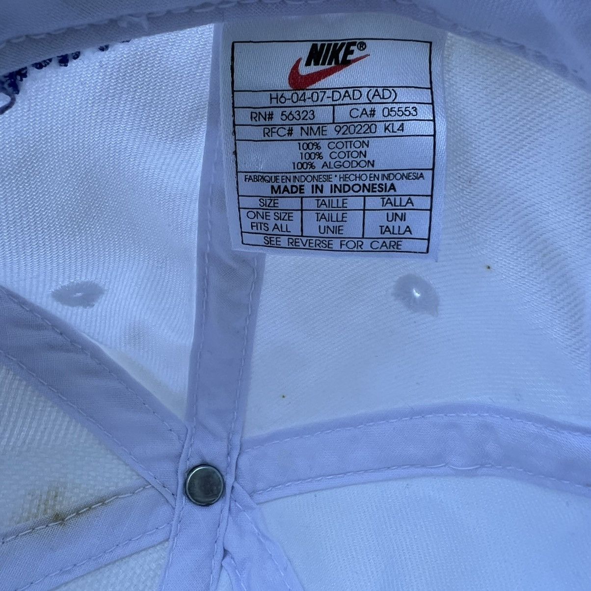 Nike Nike Vintage Hat Cap Size ONE SIZE - 4 Thumbnail