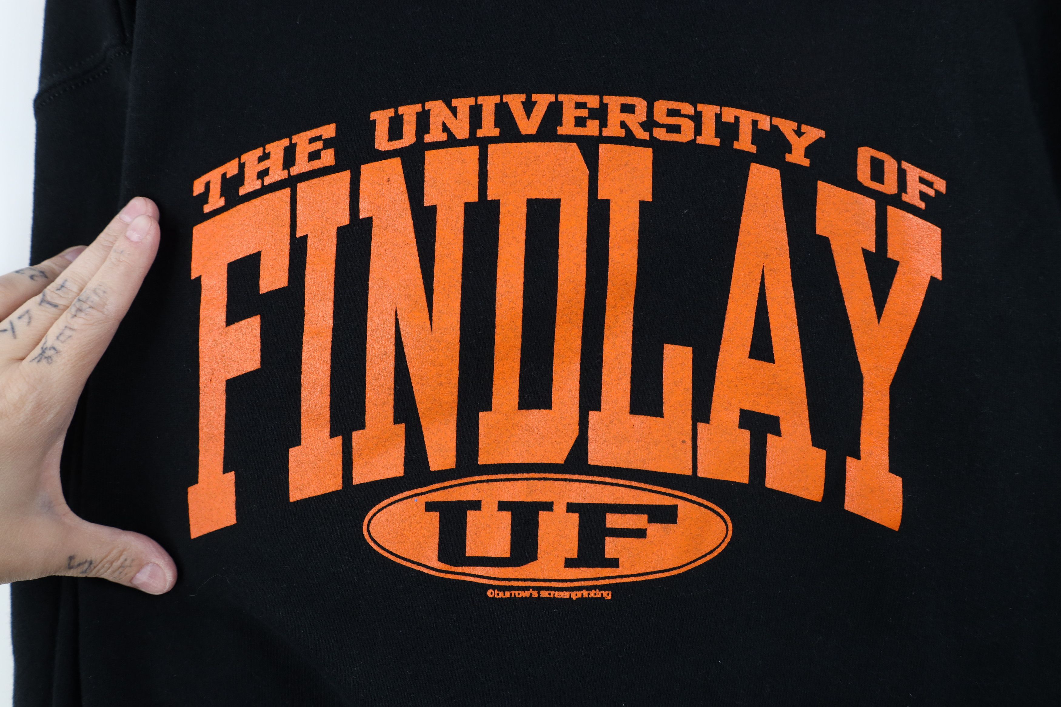 Vintage Vintage 90s University of Findlay Sweatshirt Heavyweight Size US XL / EU 56 / 4 - 4 Thumbnail