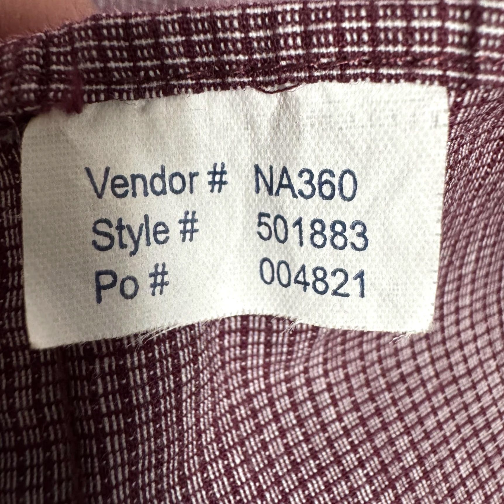 Chaps Chaps Ralph Lauren Shirt Mens XL Maroon Check Button-Down Long Sleeve Casual Size US XL / EU 56 / 4 - 7 Thumbnail
