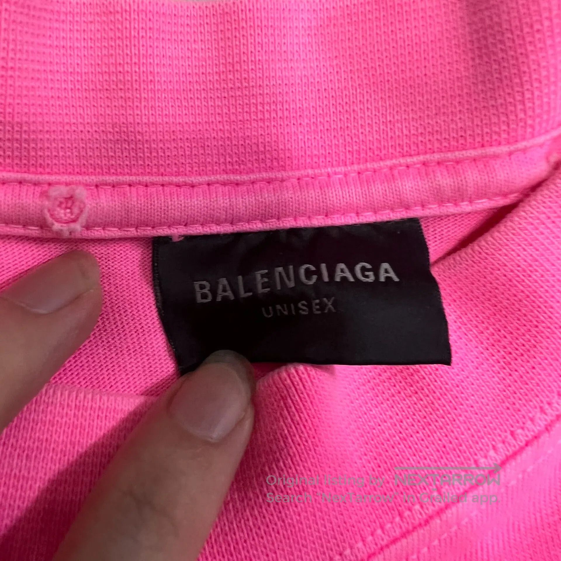 Balenciaga Balenciaga Bright Pink Oversized T-Shirt. Size US S / EU 44-46 / 1 - 3 Thumbnail