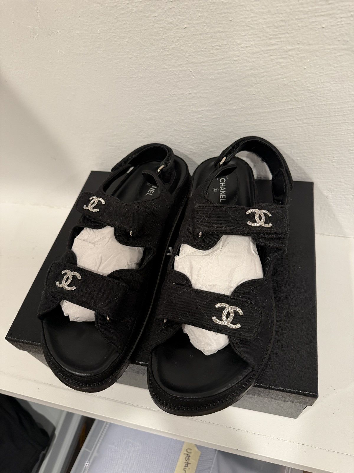 Chanel Chanel Dad Sandal Rare Large Size 42 Size US 11 / IT 41 - 2 Thumbnail