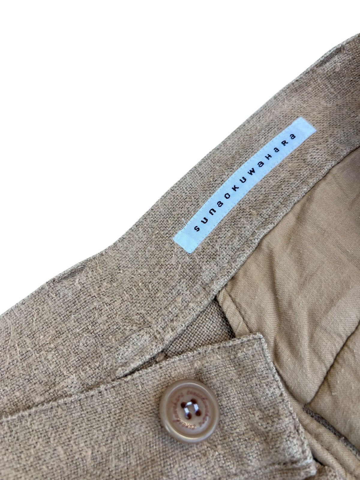 Issey Miyake Issey Miyake Sunaokuwahara Wide Loose Linen Trouser Pant Size US 30 / EU 46 - 7 Thumbnail