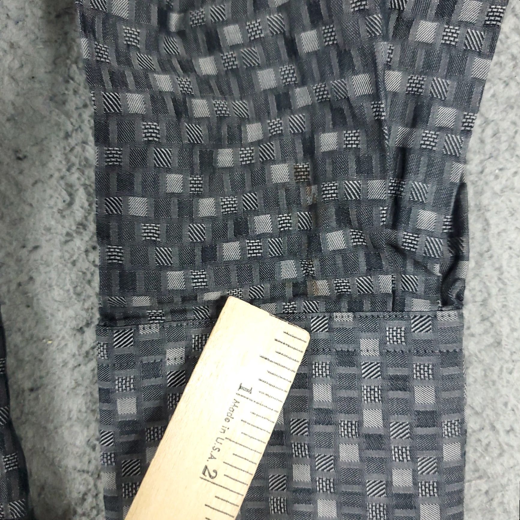 Luchiano Visconti LUCHIANO VISCONTI Button-Up Shirt Men's Medium Gray Geometric Casual Long Sleeve Modern Size US M / EU 48-50 / 2 - 3 Thumbnail