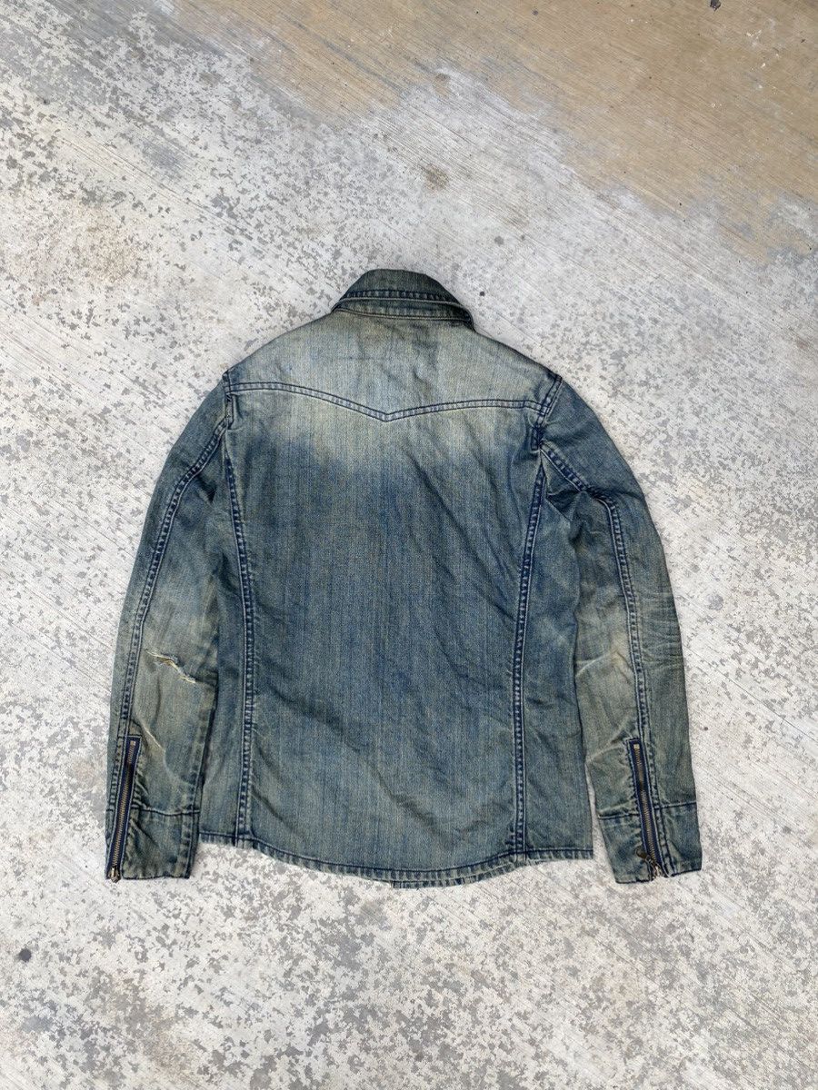 Tornado Mart Distressed Tornado Mart denim jacket Size M / US 6-8 / IT 42-44 - 2 Thumbnail