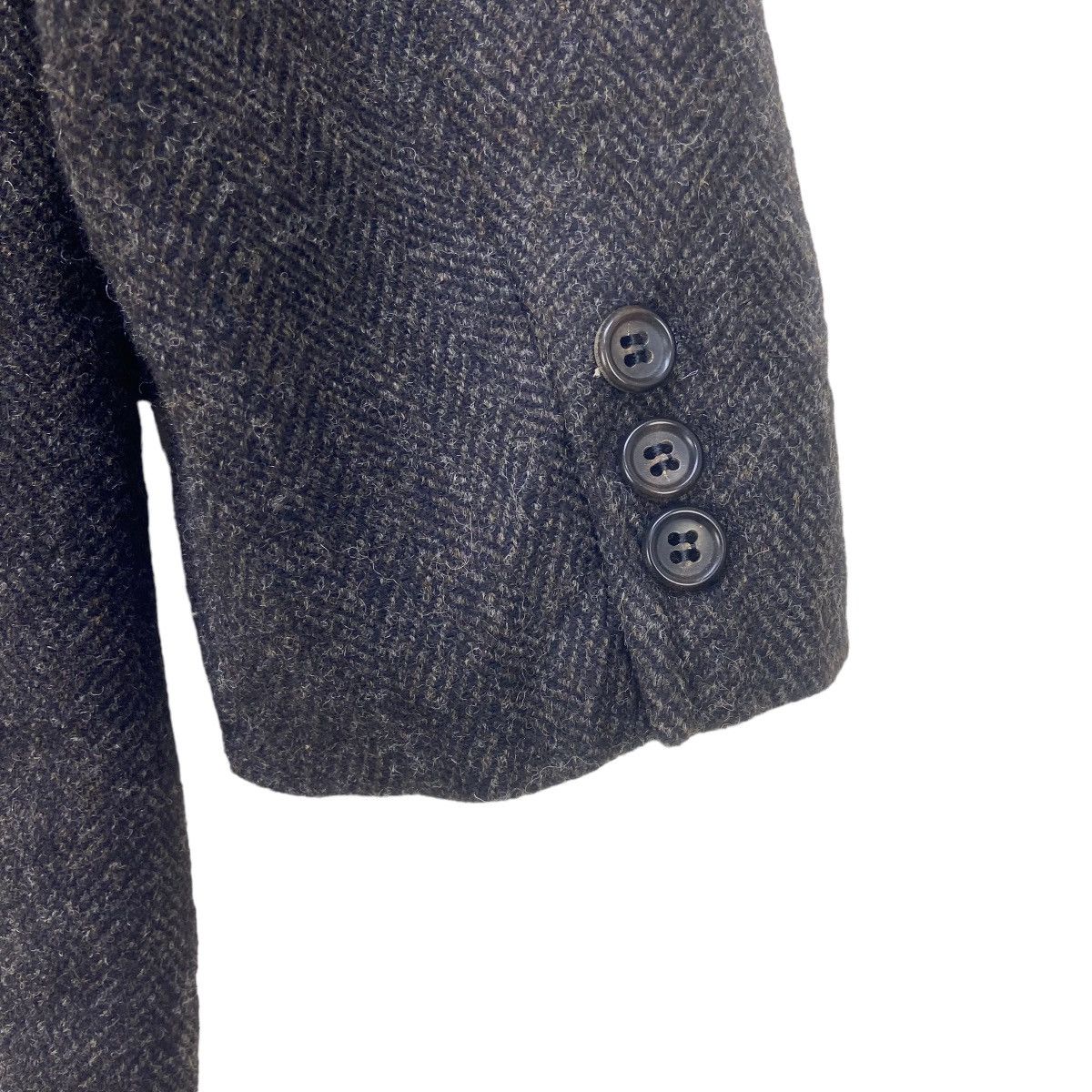 Comme des Garcons Homme 🔥AD1990 CDG Homme Deux Herringbone Laine Wool Coat Blazer Size US S / EU 44-46 / 1 - 8 Thumbnail