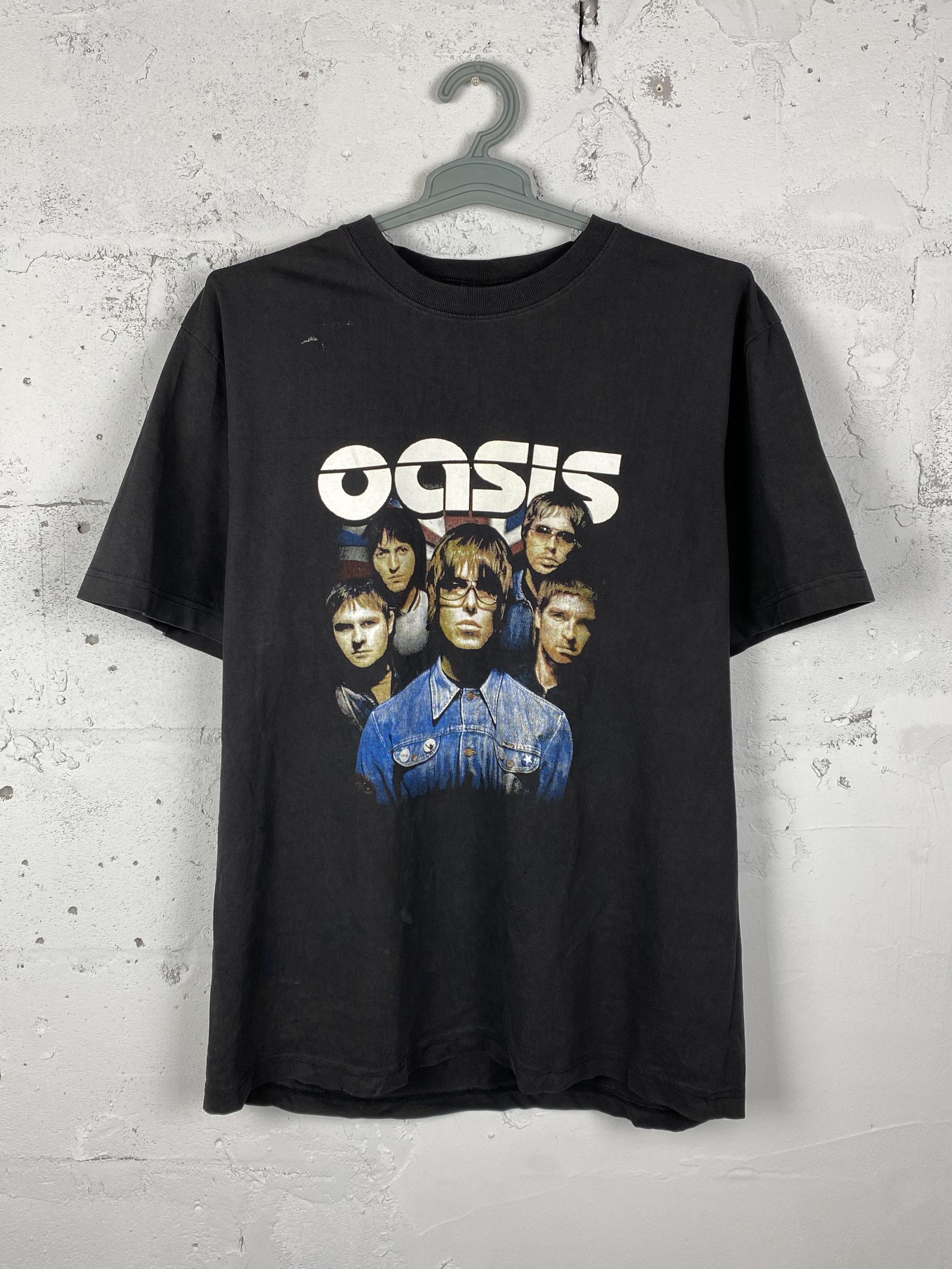 Vintage Vintage 90s Oasis Britpop Faded Rare T Shirt | Grailed