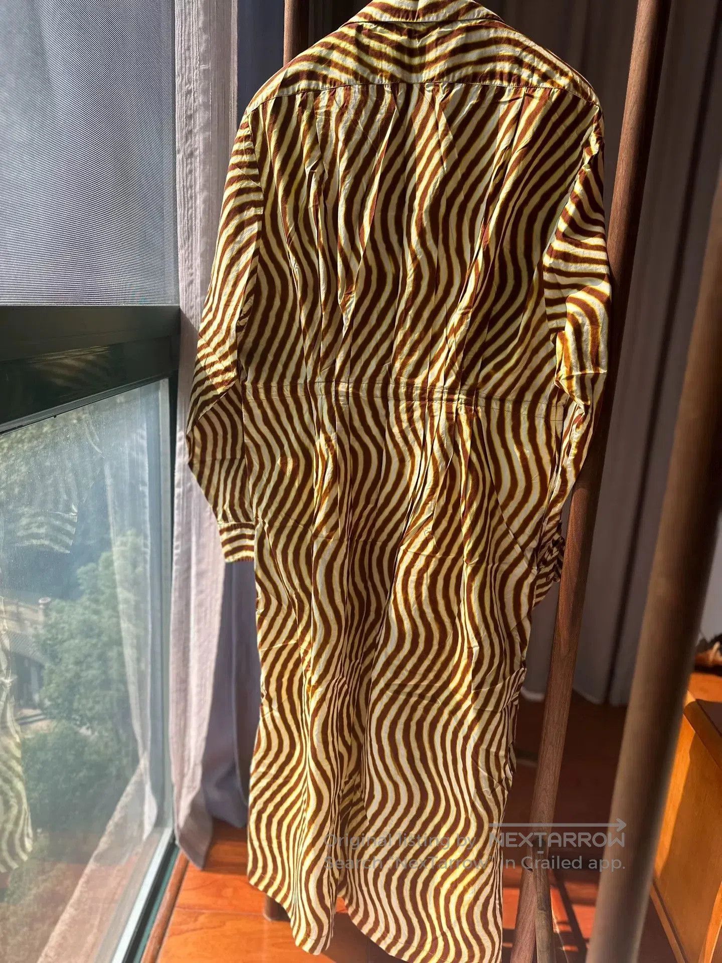 Dries Van Noten Dries Van Noten Printed Shirt Dress Trench. Size US M / EU 48-50 / 2 - 6 Thumbnail