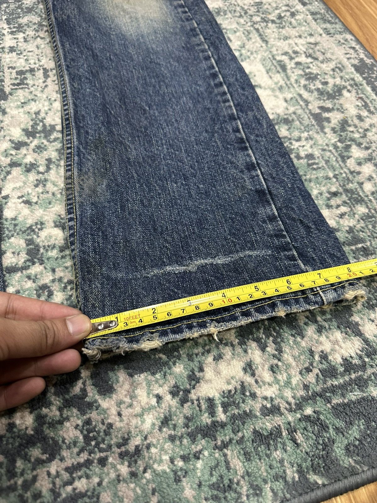 Marithe + Francois Girbaud Marithe+ Francois Girbaud X Full Metal Jacket Denim Pants Size US 30 / EU 46 - 15 Thumbnail