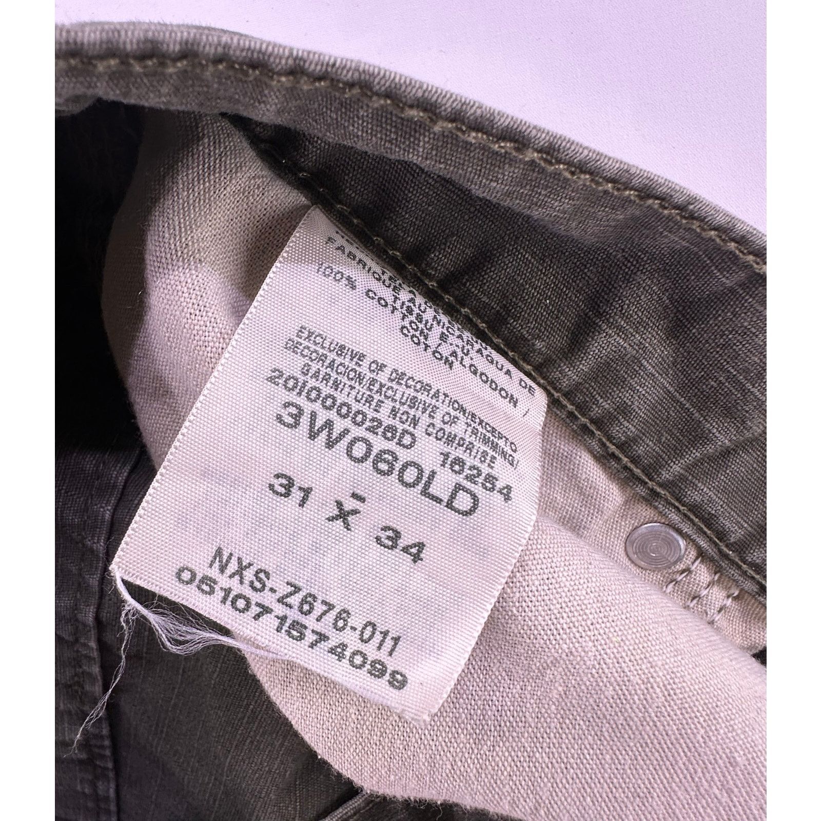 Wrangler Olive Green Wrangler Riggs Work Wear Jeans Size 31x34 Size US 31 - 11 Thumbnail