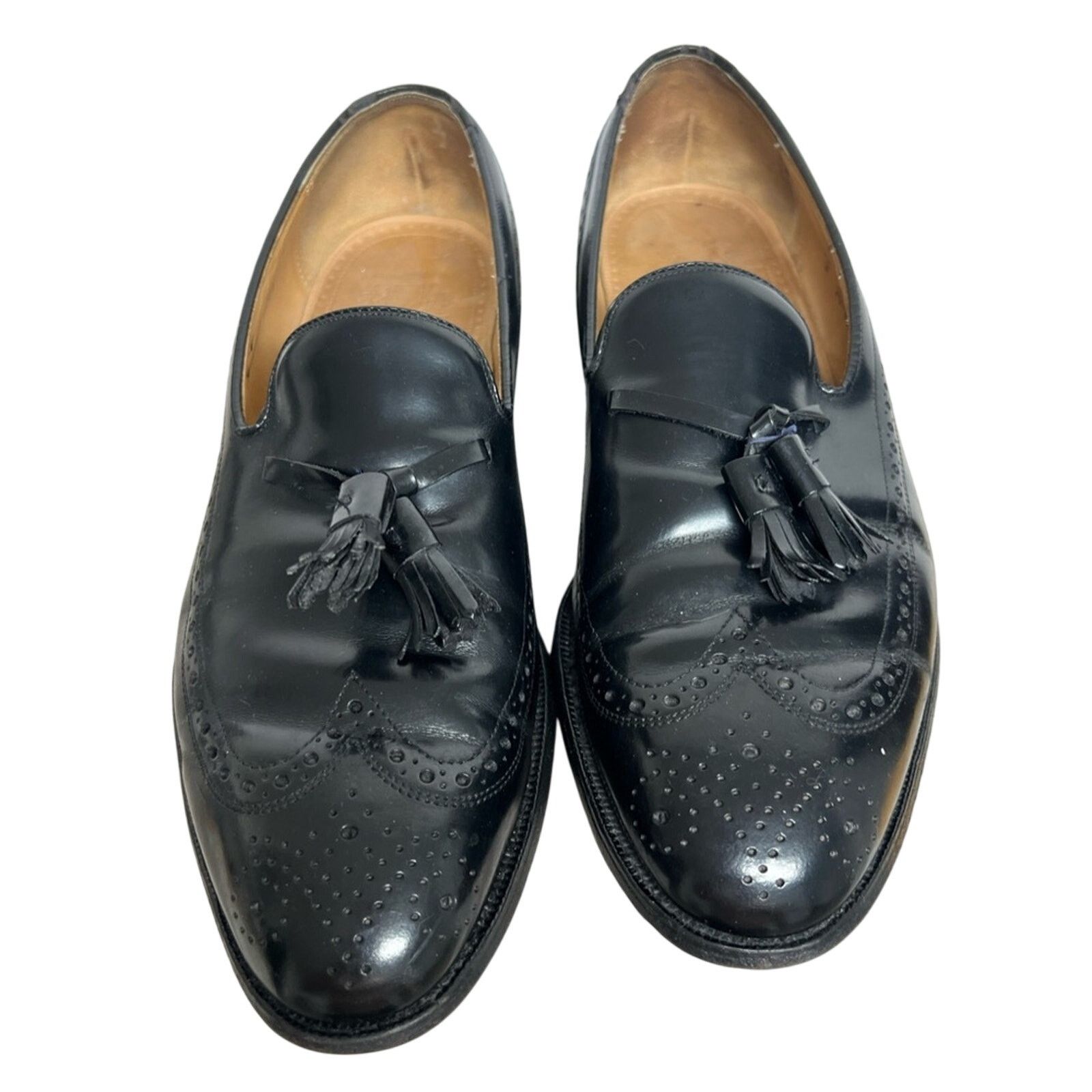 Johnston & Murphy Johnston & Murphy Black Tassel Loafers Shoes Men Size 11 E Size US 11 / EU 44 - 3 Thumbnail