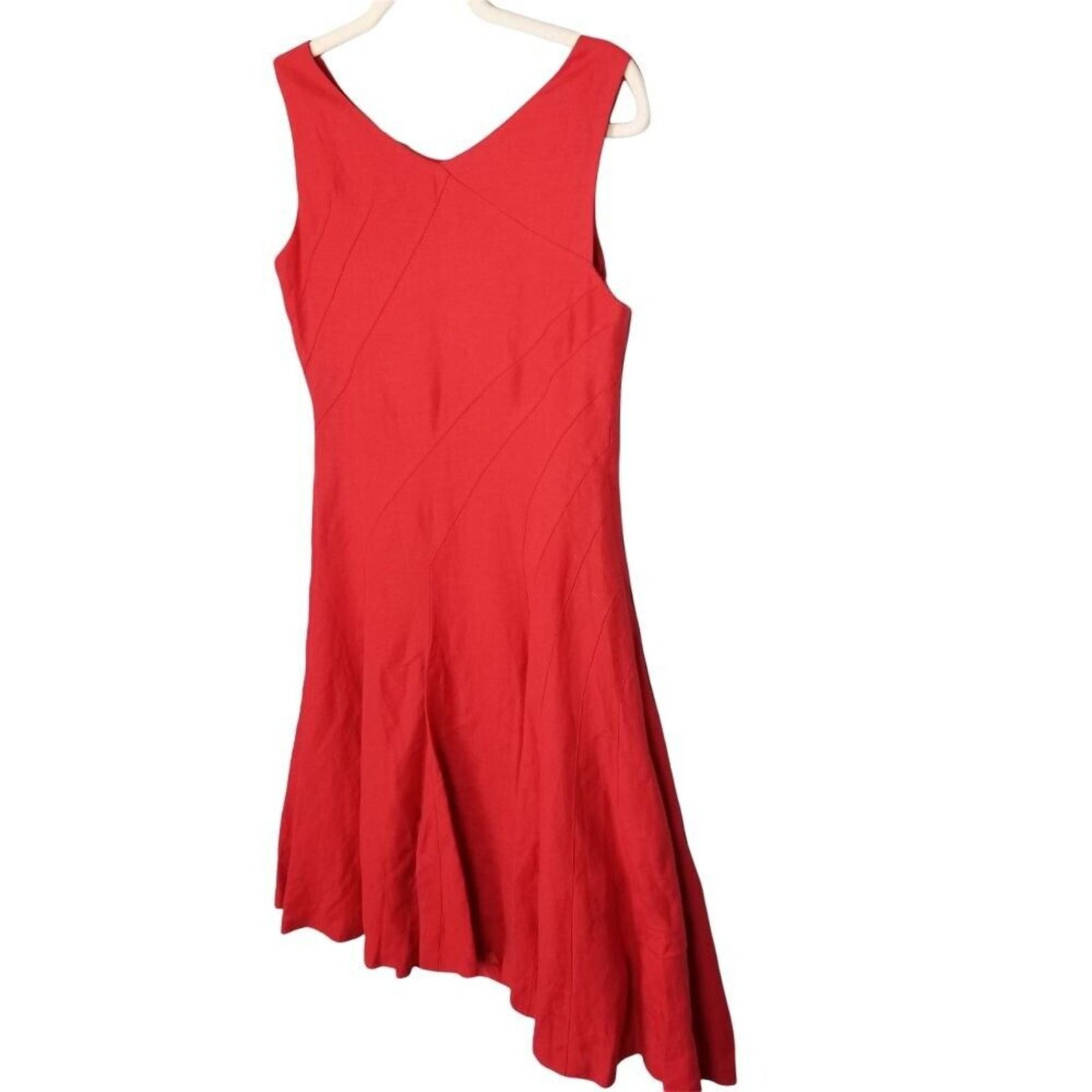 Calvin Klein Calvin Klein Womens Fit Flare A-Line Dress 6 Cocktail Party Size M / US 6-8 / IT 42-44 - 10 Thumbnail