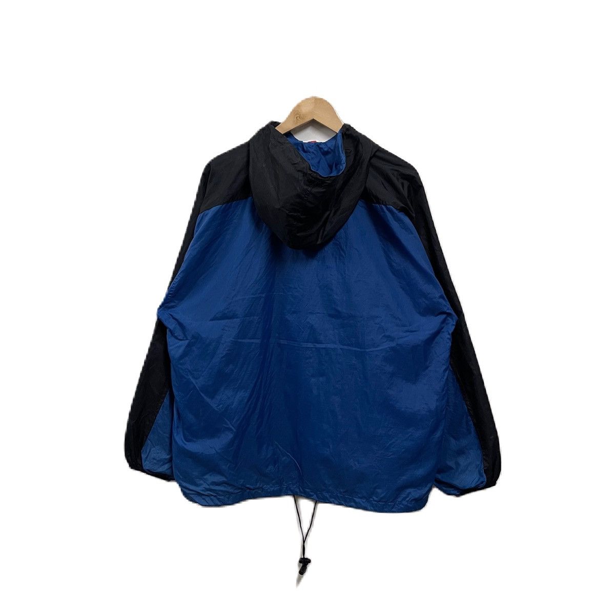Nike Vintage 90s NIKE windbreaker hoodie zipper Size US XL / EU 56 / 4 - 2 Thumbnail