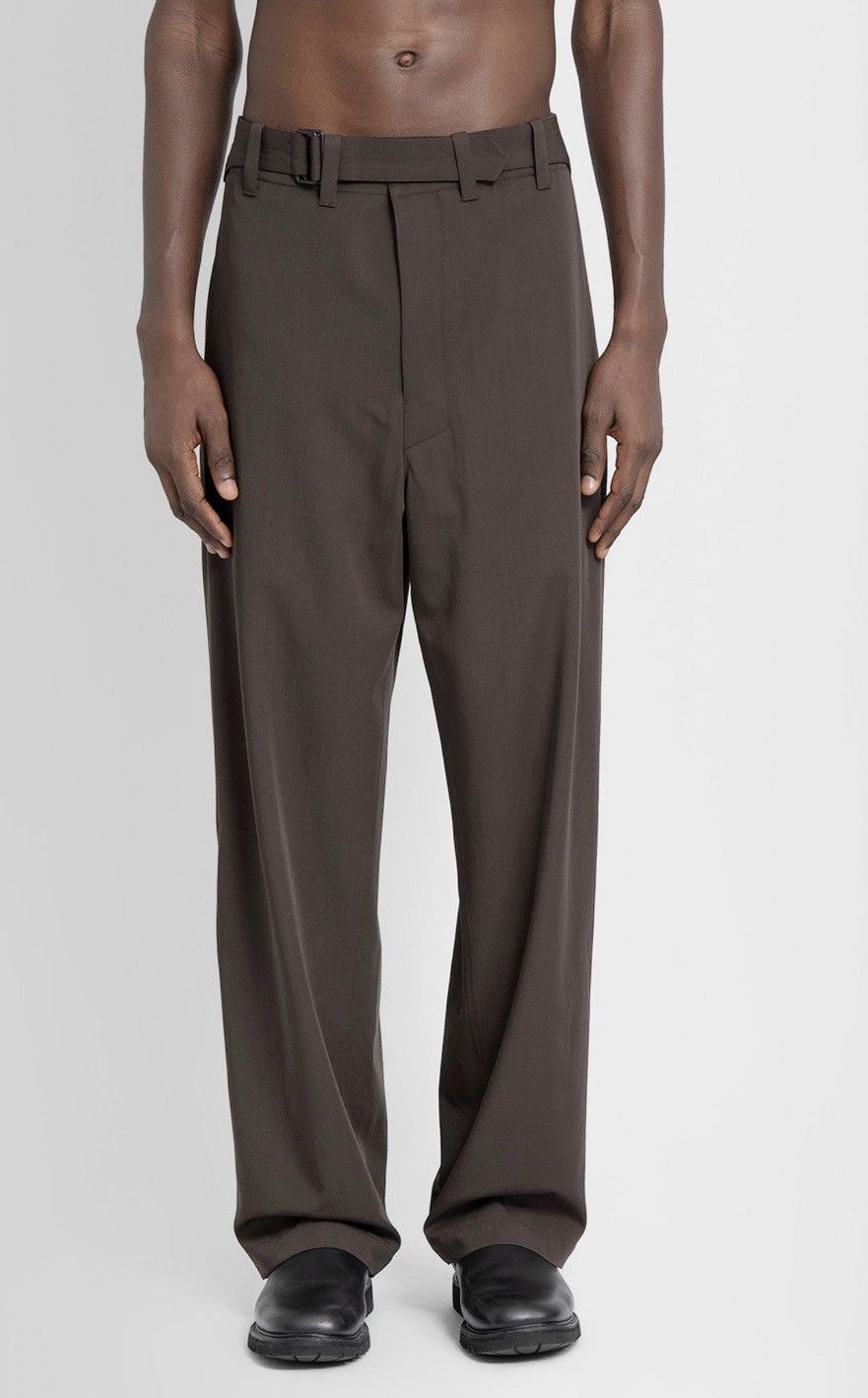 LEMAIRE Navy Relaxed Trousers