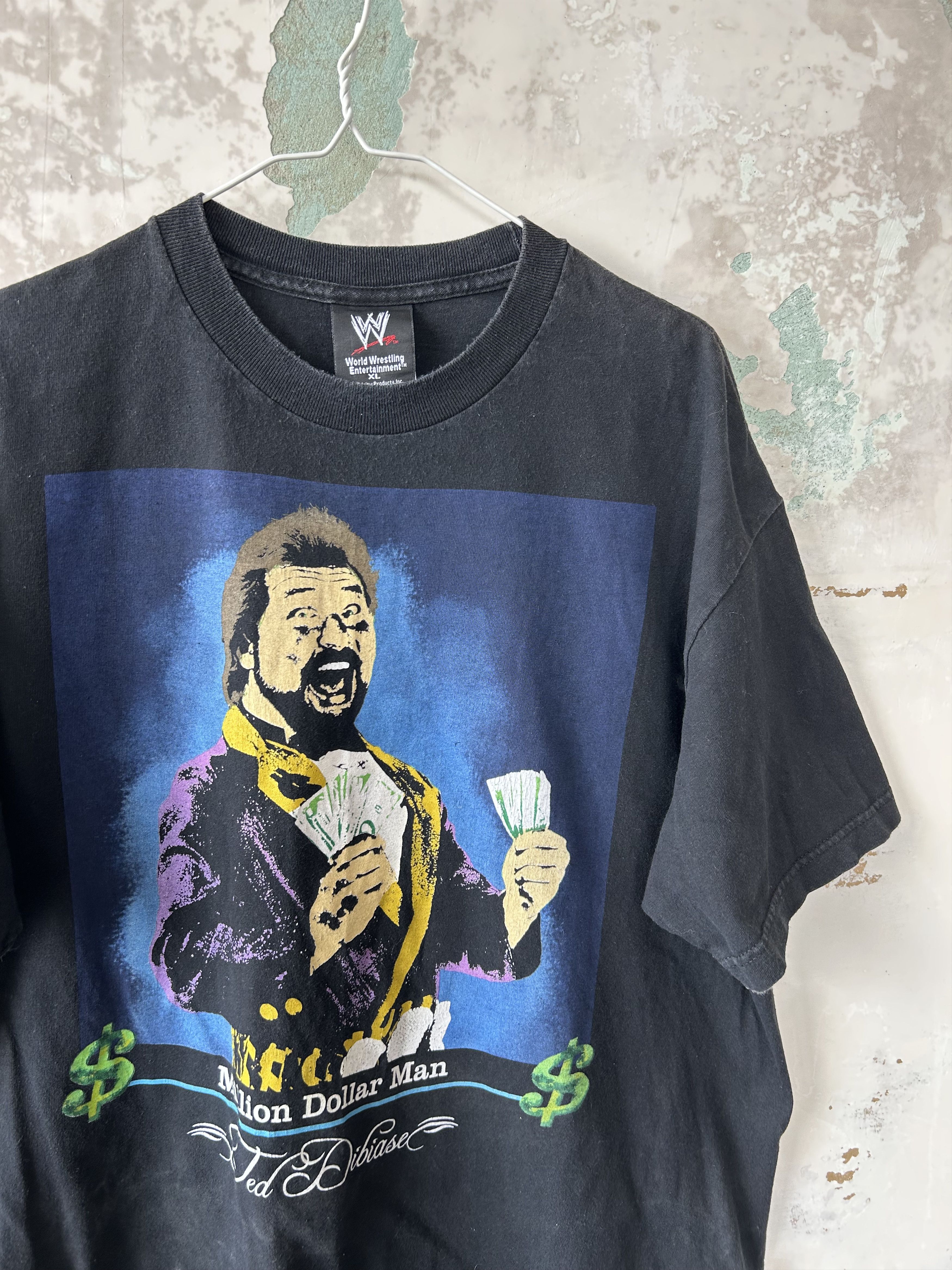 Vintage Vintage WWE Ted Dibiase Million Dollar Man T-shirt Size US XL / EU 56 / 4 - 3 Thumbnail