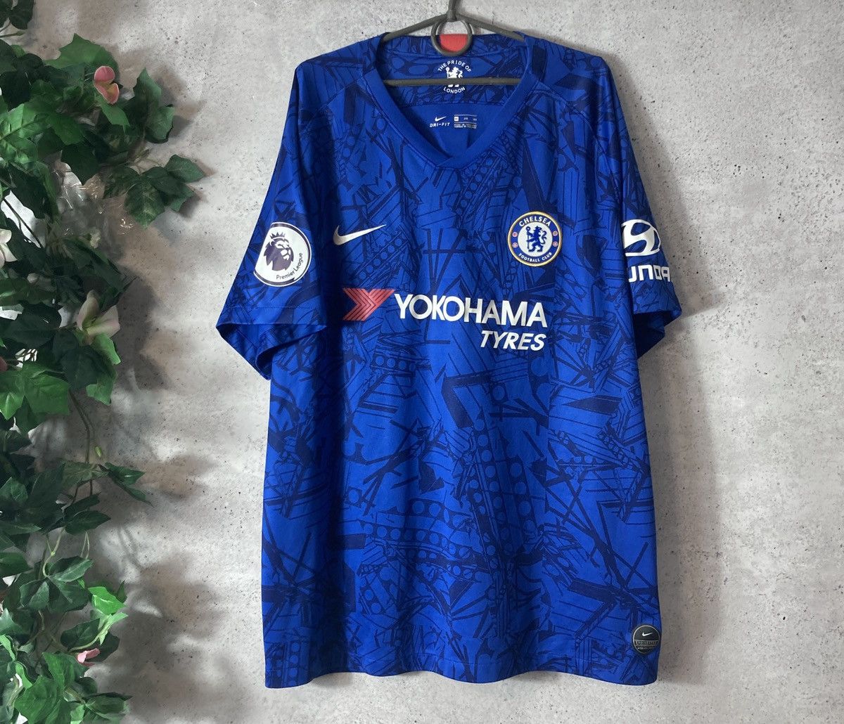 Image of Chelsea Soccer x Nike Chelsea Frank Lampard 2019-2020 Home Jersey in Blue, Men's (Size 2XL)