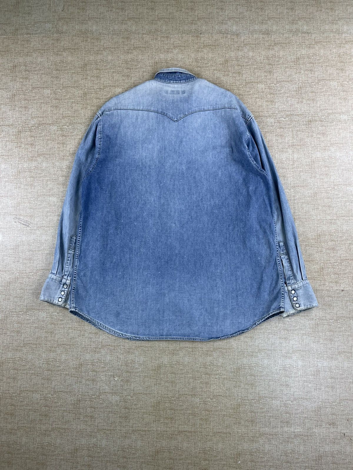 Edwin × Lee × Vintage LEE X EDWIN Vintage Western Union Made Denim Button Ups Size US L / EU 52-54 / 3 - 4 Thumbnail