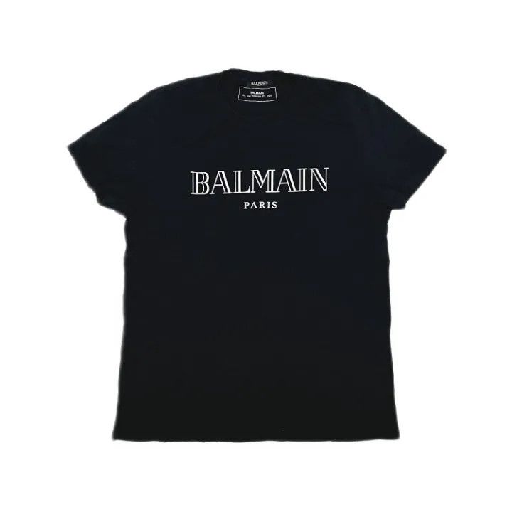 Balmain Balmain Casual Black Short Sleeve T-Shirt 0079 Size US XL / EU 56 / 4 - 1 Thumbnail