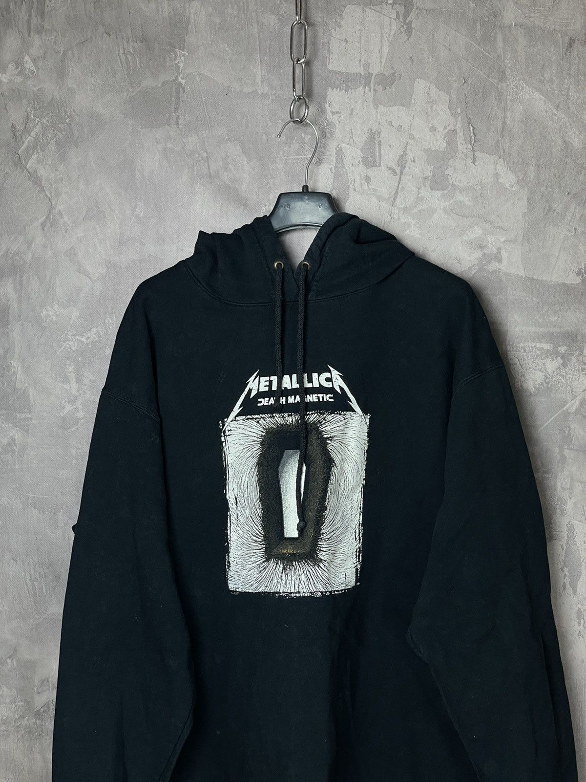 Band Tees × Metallica × Vintage Vintage Hoodie Metallica Goth Black Vintage Rare Size US XL / EU 56 / 4 - 2 Thumbnail