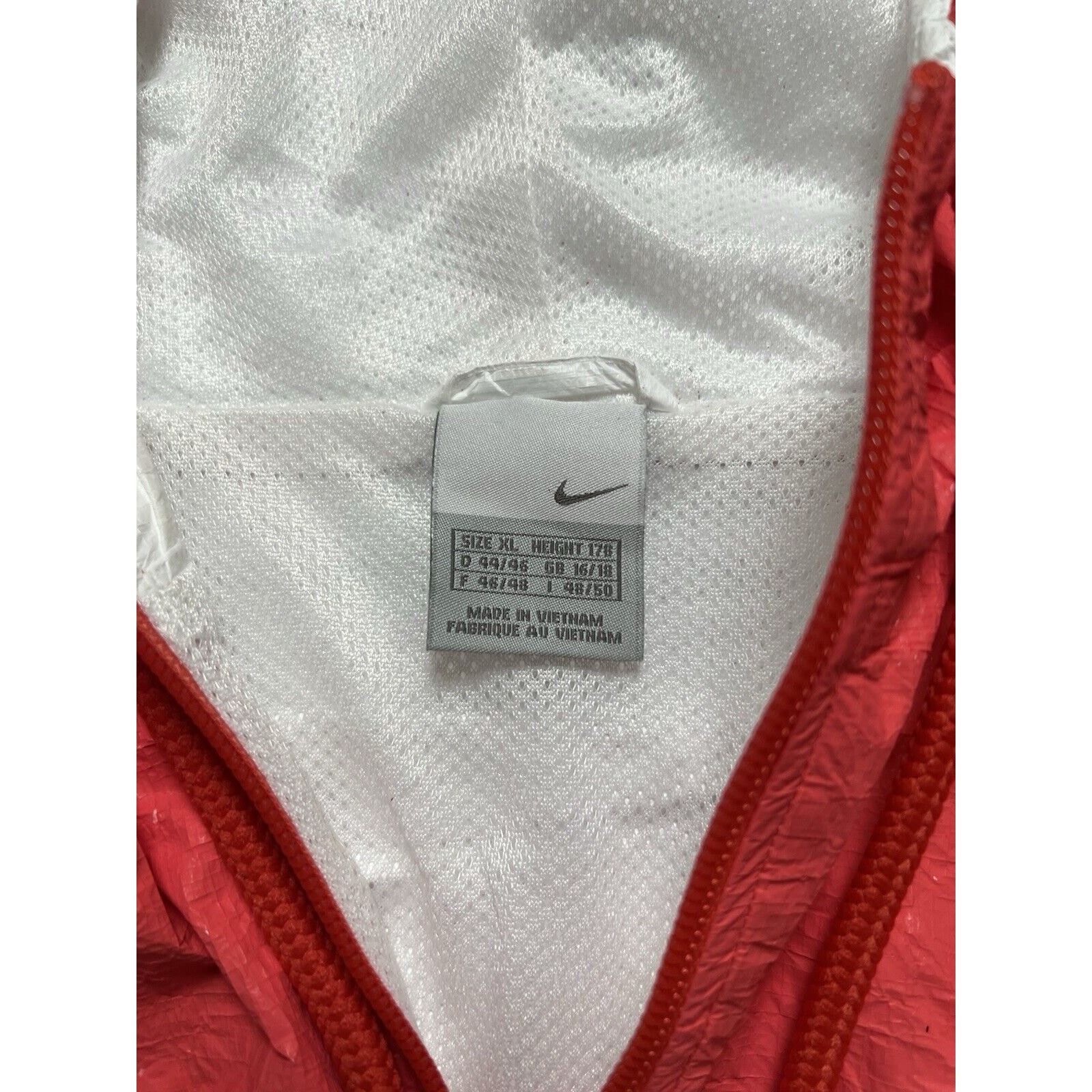 Nike RARE Nike White Orange Color block Trompe L’oeil Zipper W XL Size XL / US 12-14 / IT 48-50 - 9 Thumbnail