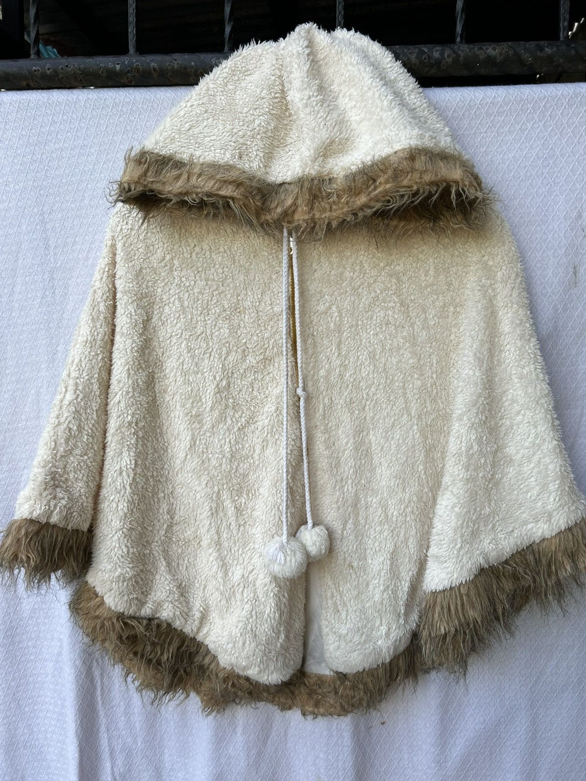 If Six Was Nine × Japanese Brand × Le Grande Bleu (L.G.B.) Fleece fur hooded cape/cloak Size US M / EU 48-50 / 2 - 1 Thumbnail